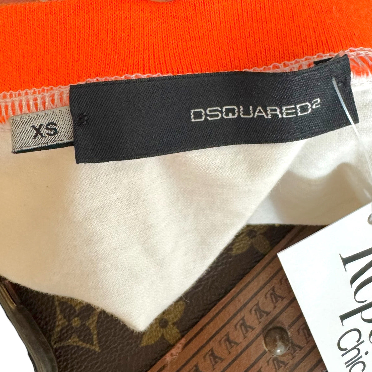 Dsquared2 Five Star Camping Logo Graphic Cropped Tube Top