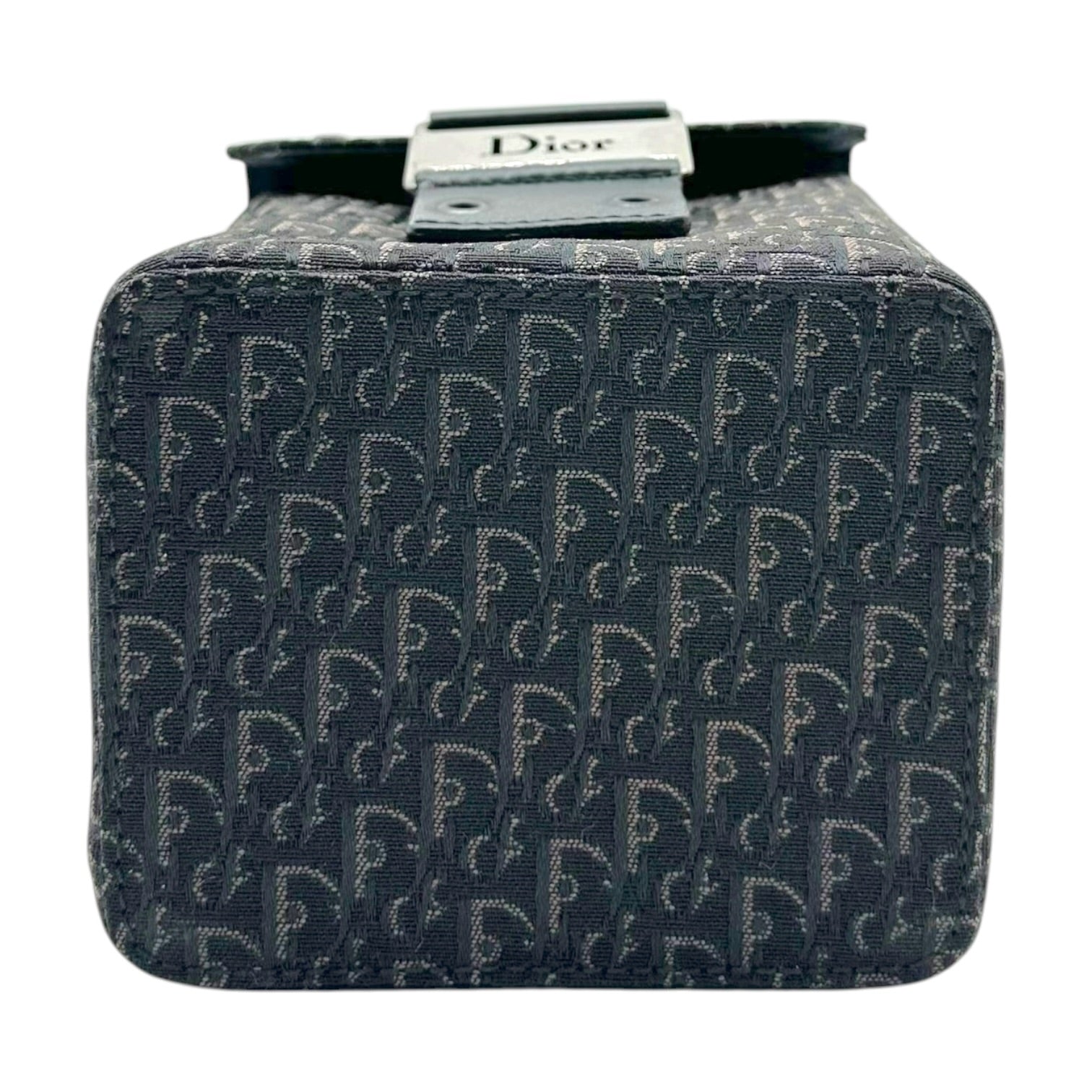 Christian Dior Mini Vanity Bag Black Trotter Monogram