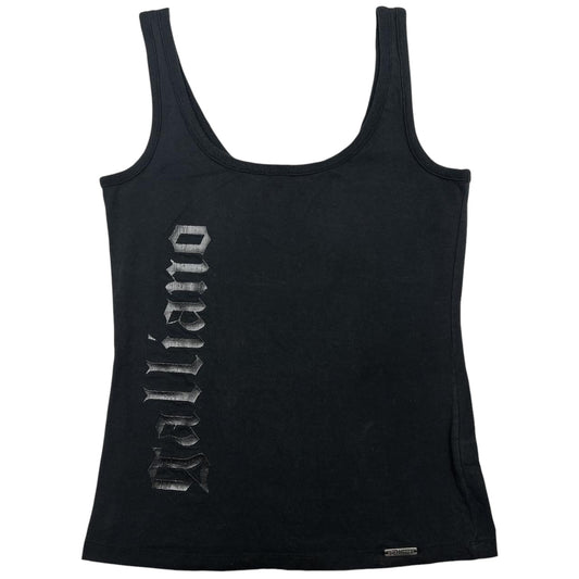 John Galliano Black Logo Tank - Outfit Repeater