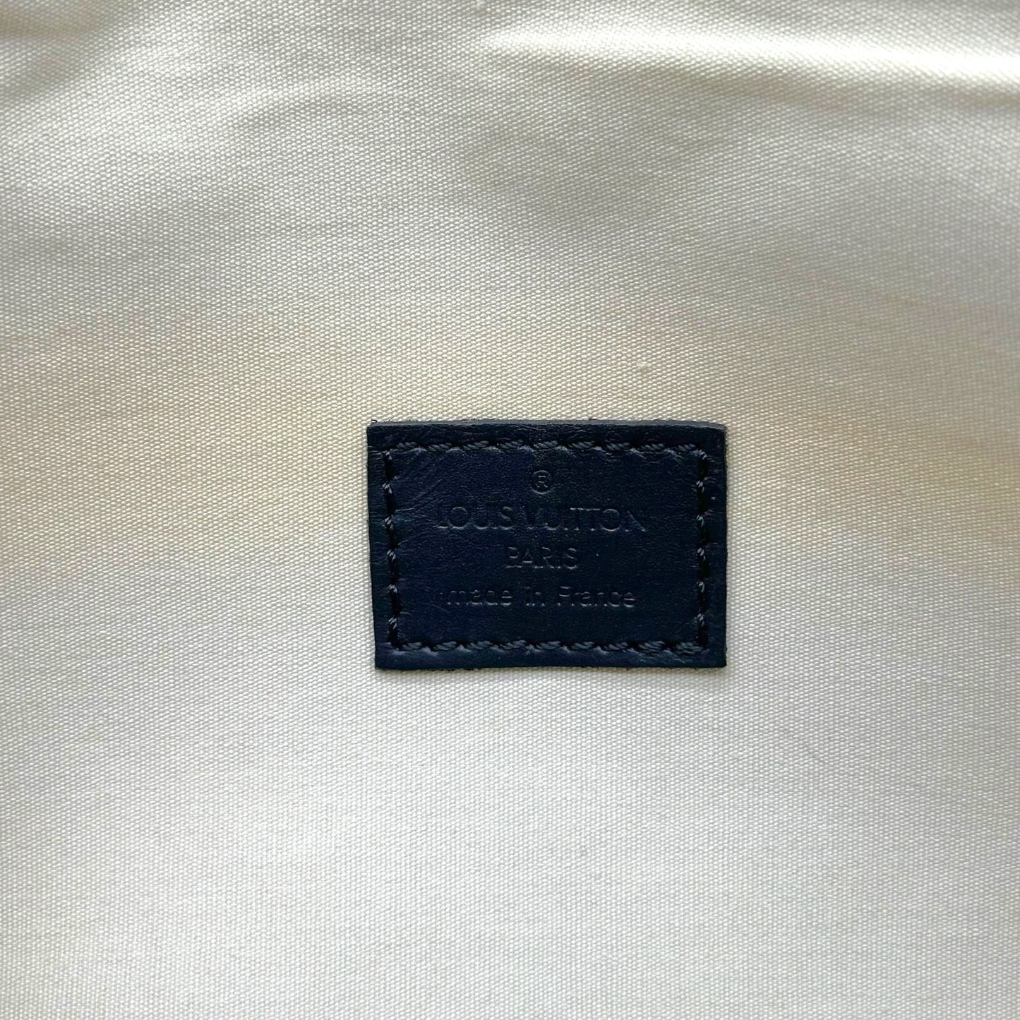 Louis Vuitton Mini Pochette Bag Navy Blue Monogram