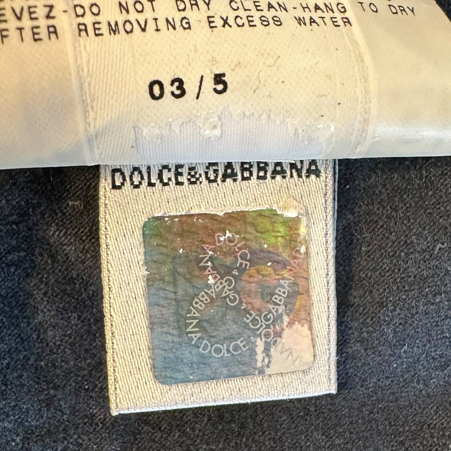D&G Dolce & Gabbana 'D&G Radio' Lace Panel Graphic T-Shirt