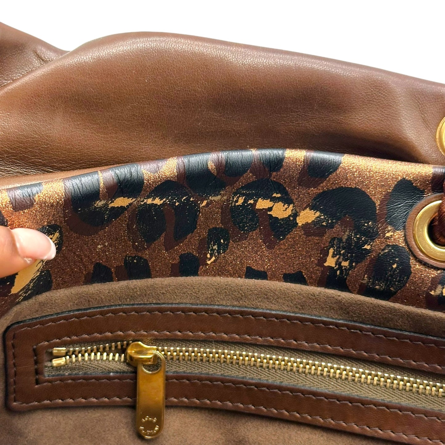 Louis Vuitton S/S 2009 Leopard Print Leather African Queen Clutch Bag