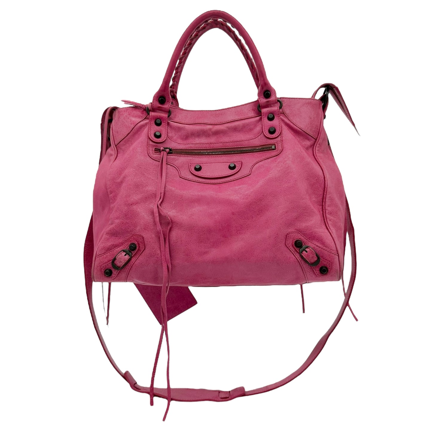 Balenciaga Large Pink City Bag