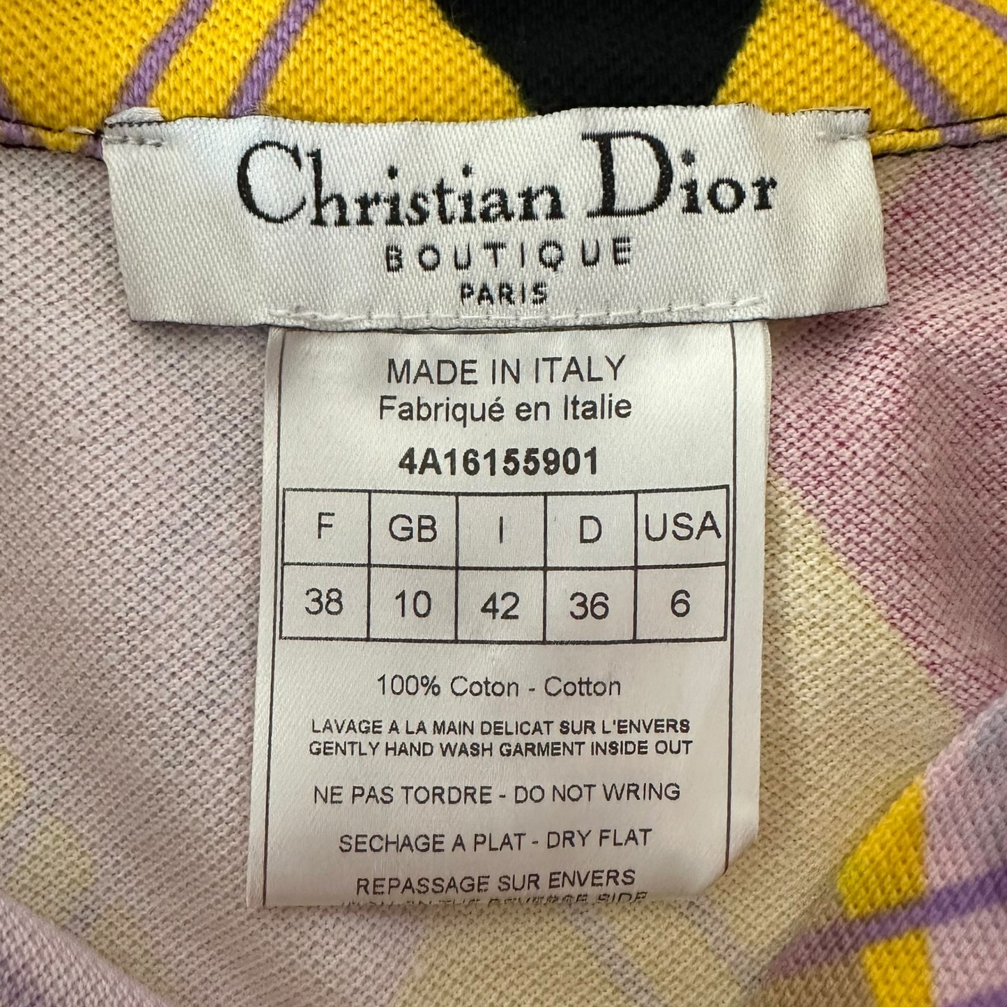 Christian Dior F/W 2004 Multicolor Argyle Polo - Outfit Repeater