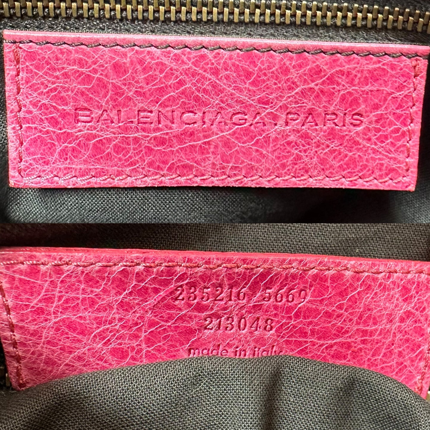 Balenciaga Large Pink City Bag