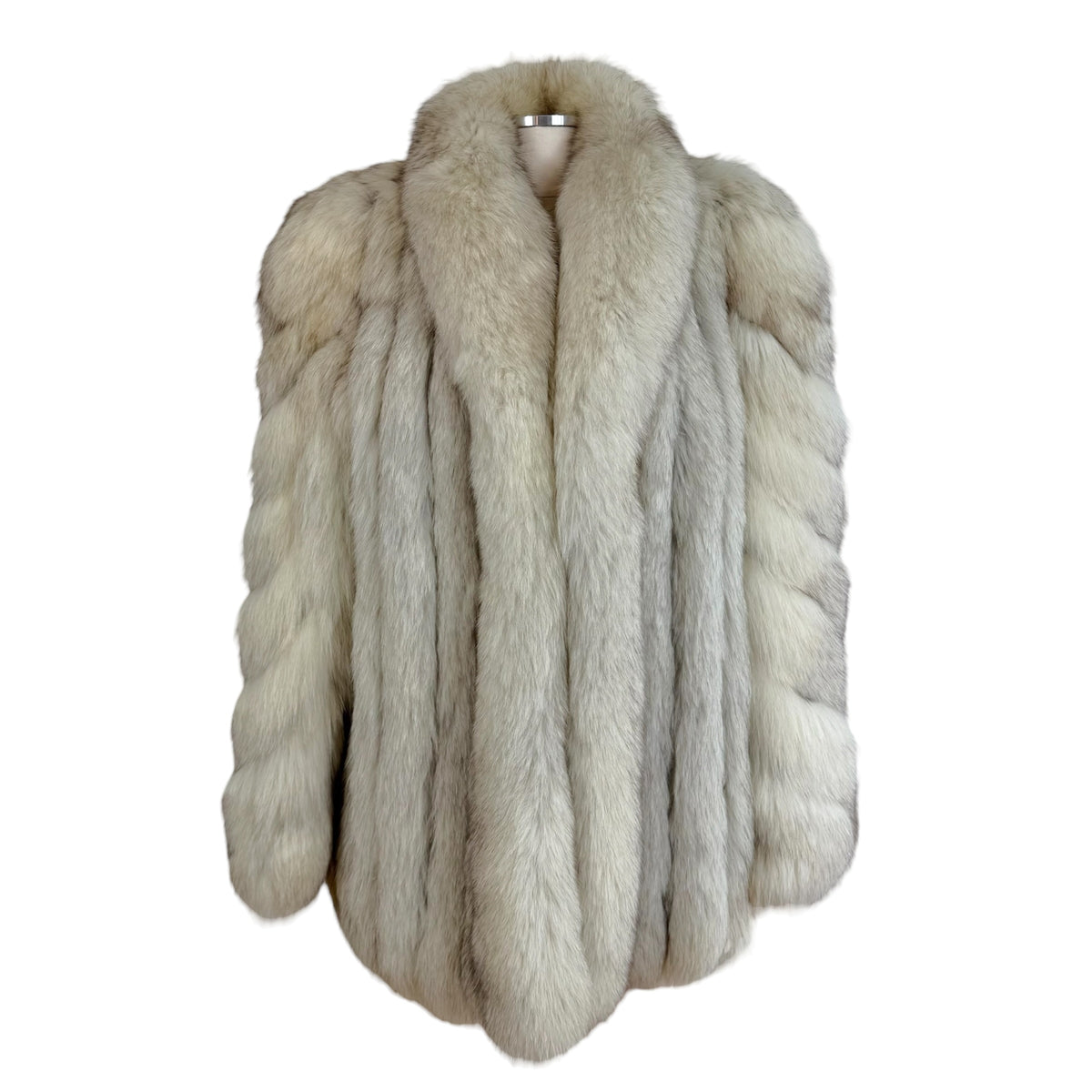 Saga Fox Ivory Fox Fur Coat