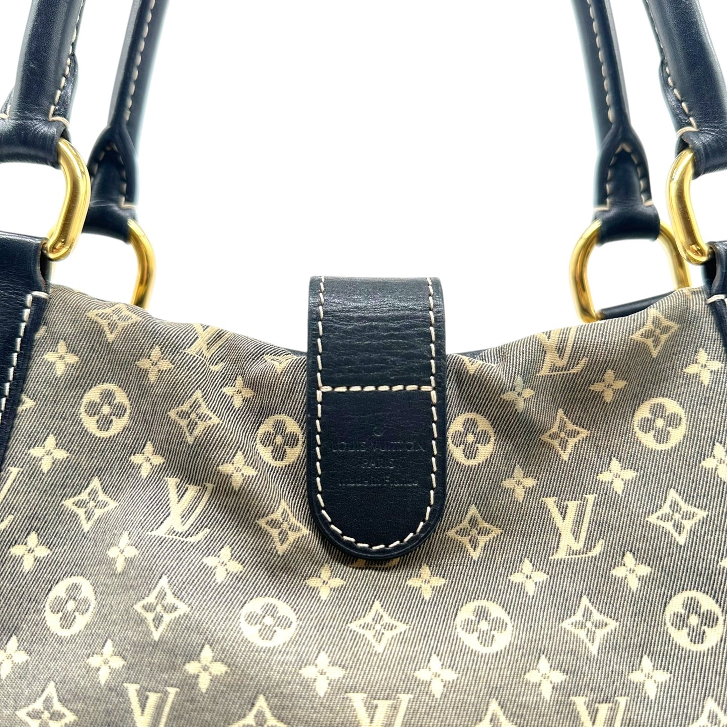 Louis Vuitton Navy Blue Monogram Tote Bag