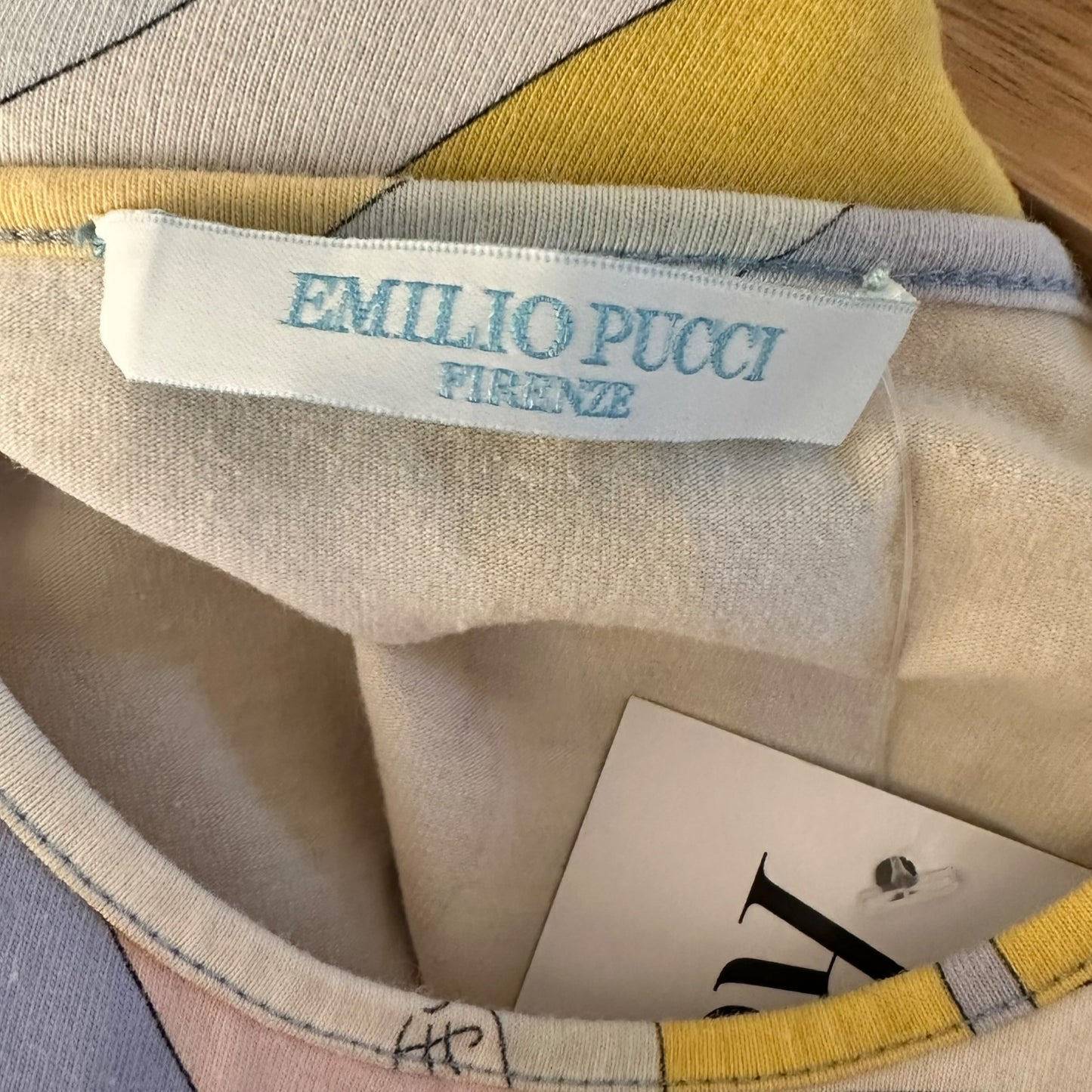 Emilio Pucci Periwinkle Multi Printed Tank Top