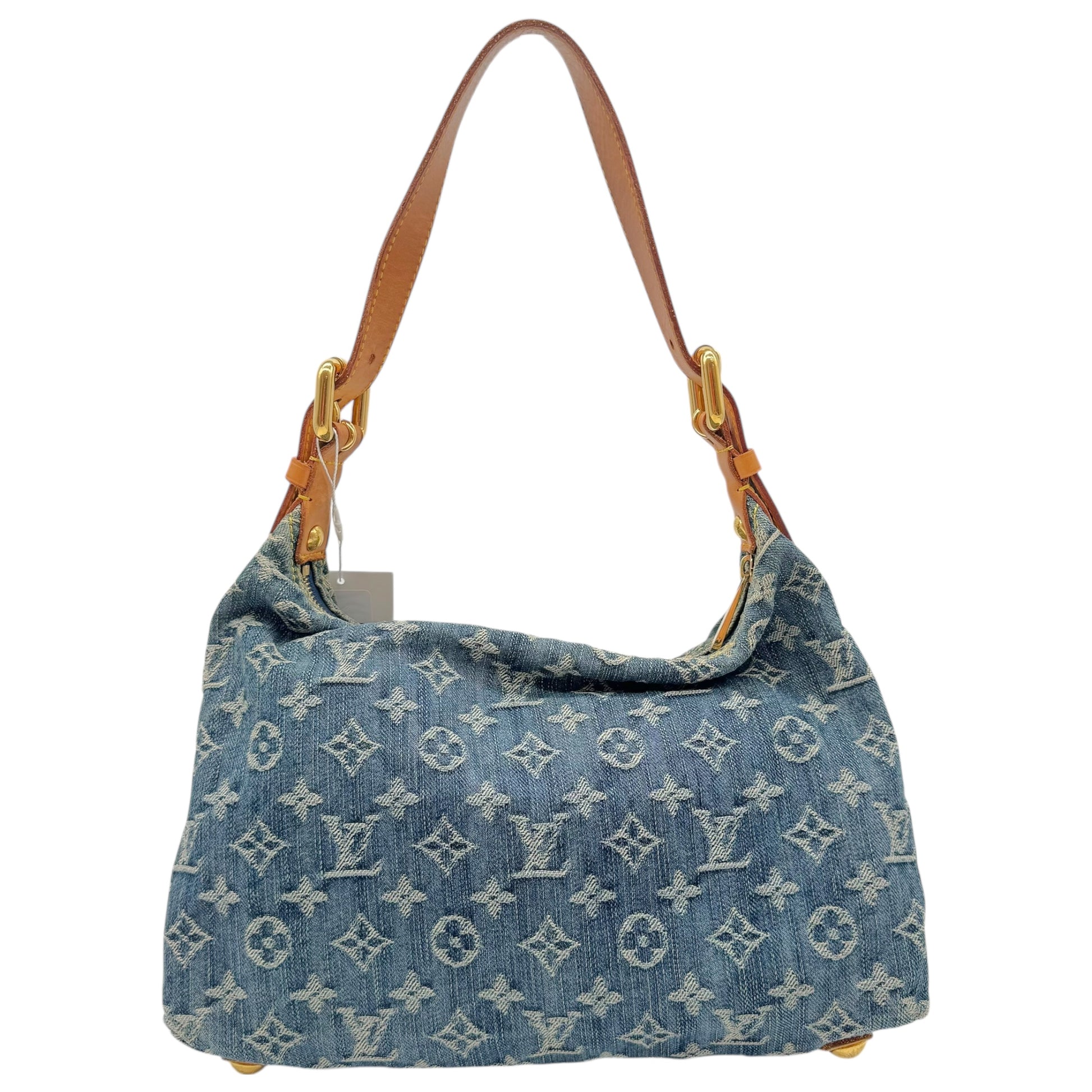 Louis Vuitton Blue Denim Monogram Baggy PM Shoulder Bag - Outfit Repeater