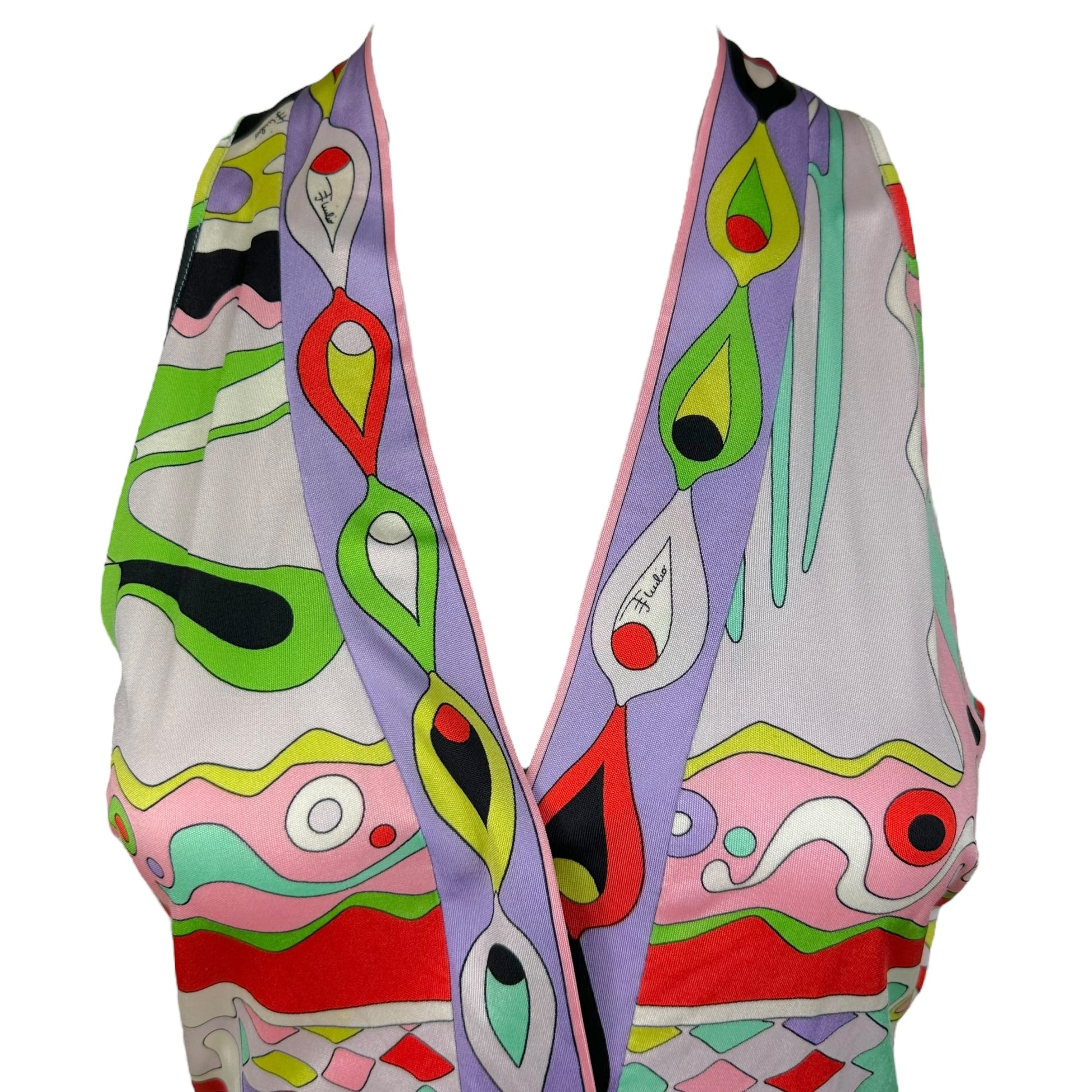 Emilio Pucci Multicolor V-Neck Tank - Outfit Repeater