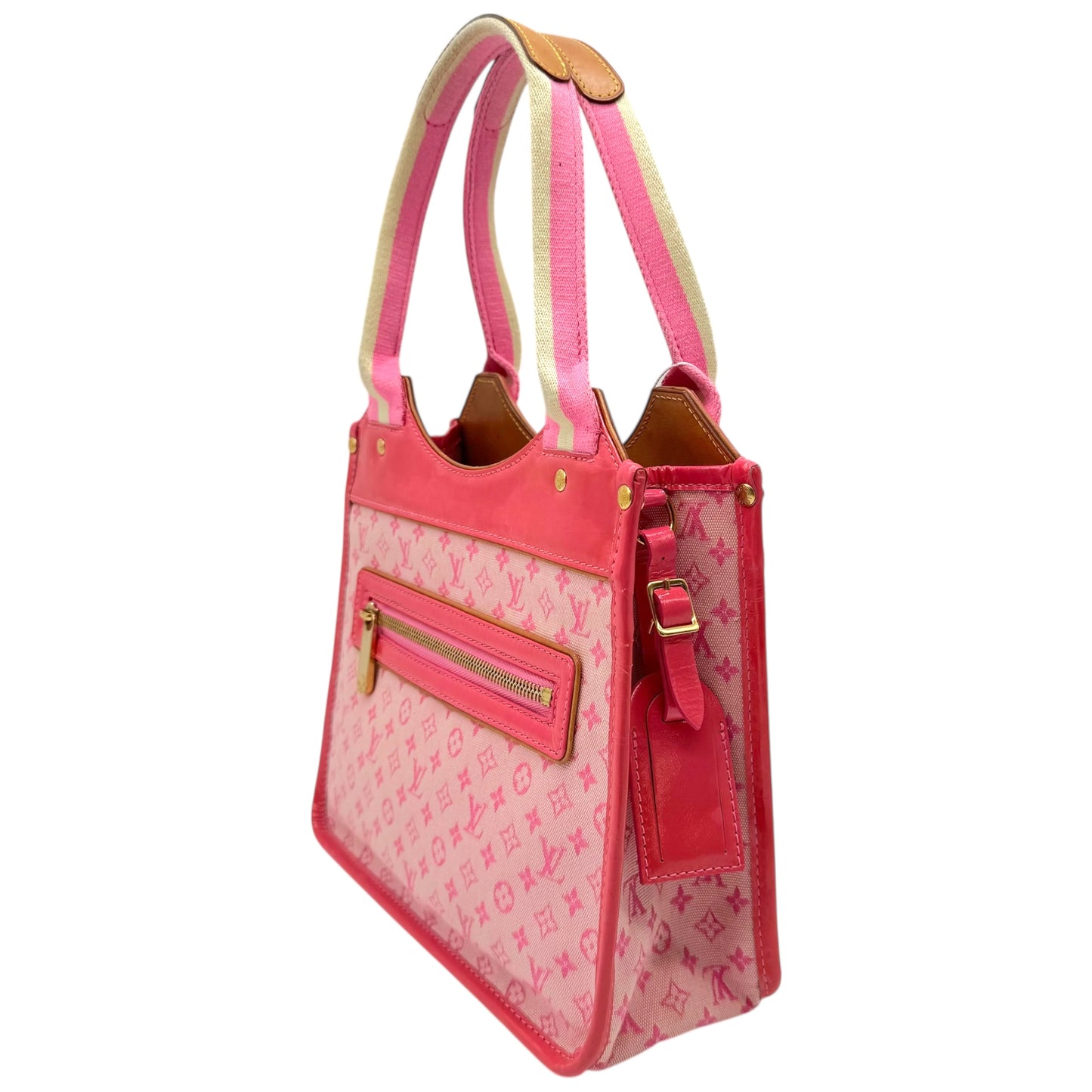 Louis Vuitton Hot Pink Lin Monogram Mini Sac Bag - Outfit Repeater