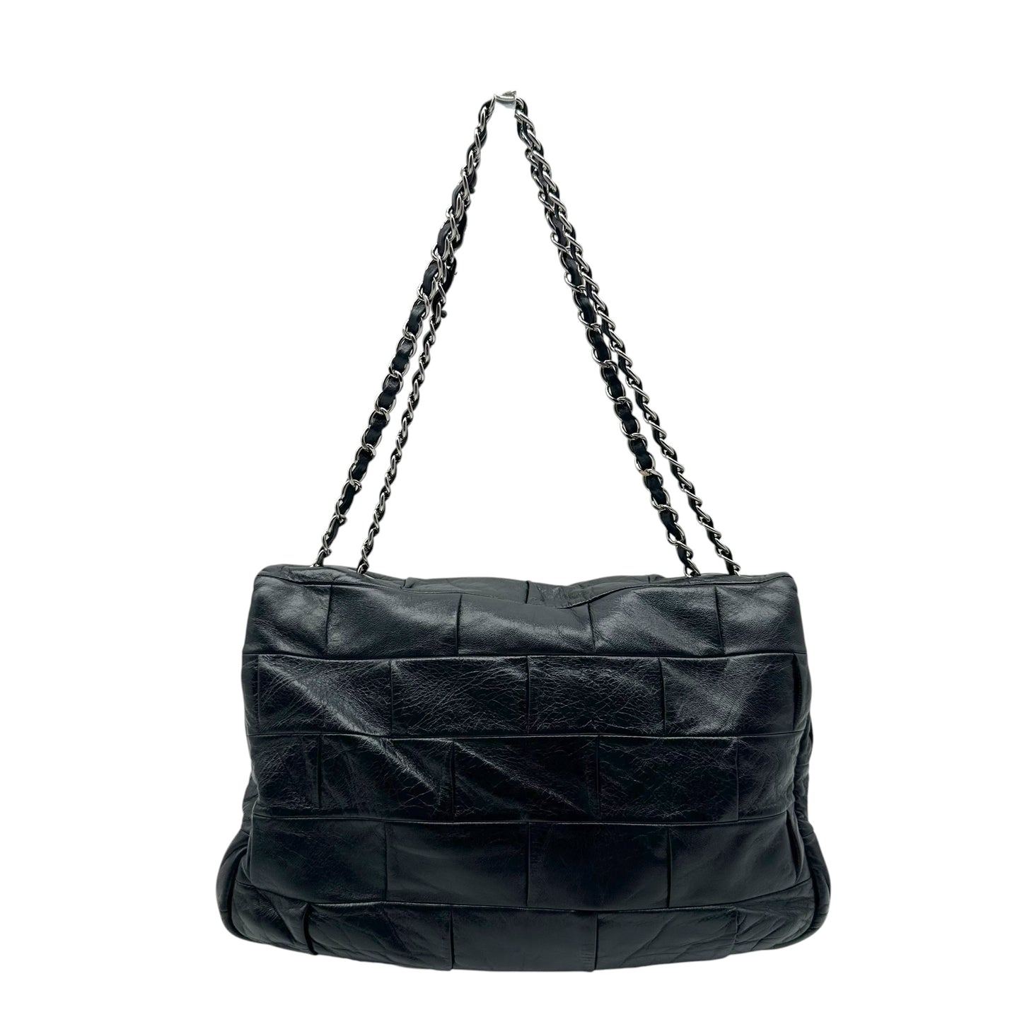 Chanel Black Lambskin Medium Flap Bag