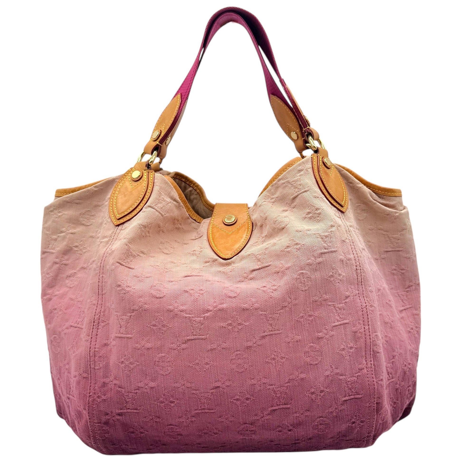 Louis Vuitton Pink Ombre Denim Sunbeam Hobo Tote Bag - Outfit Repeater