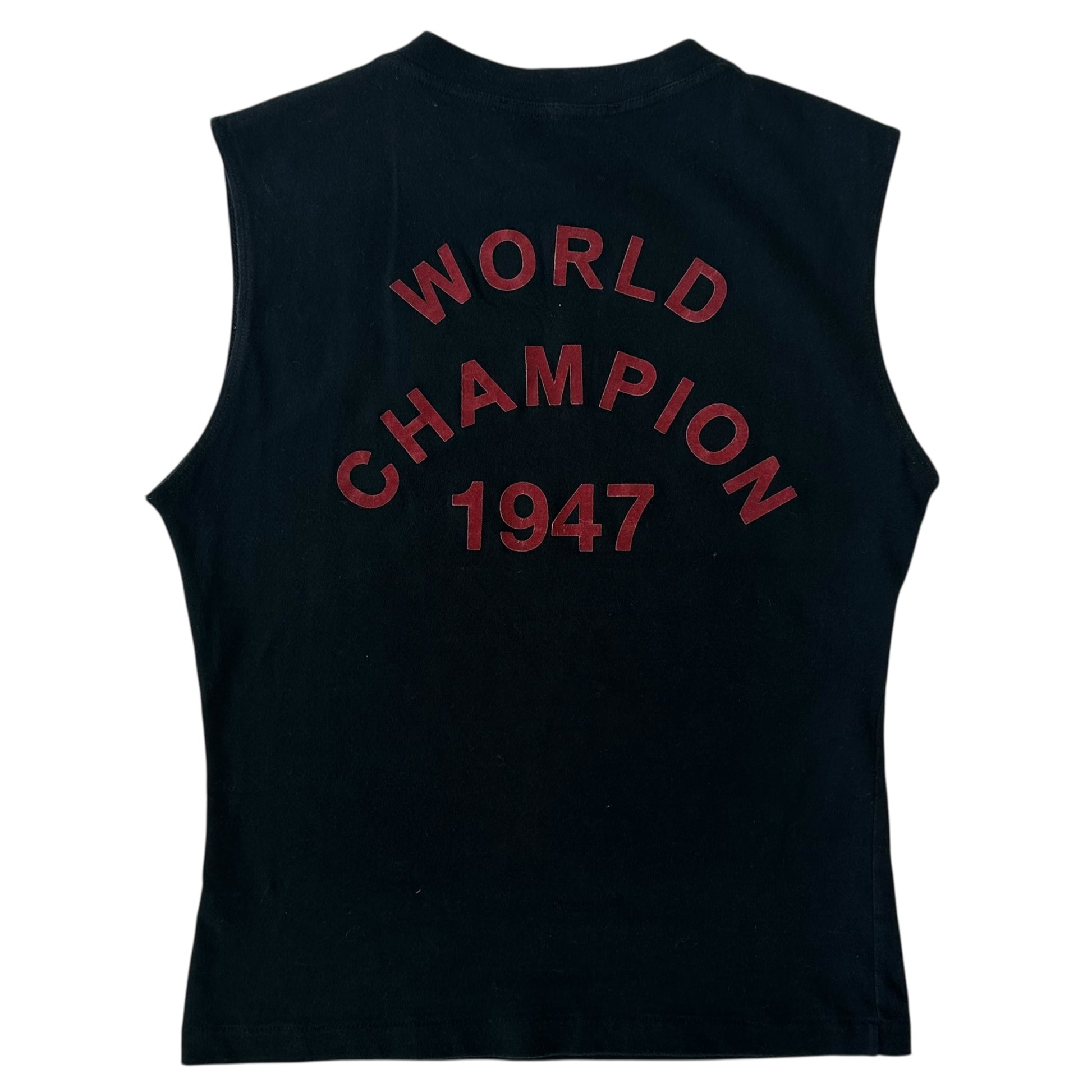 Christian Dior F/W 2002 J'Adore Dior Black & Red Tank Top - Outfit Repeater