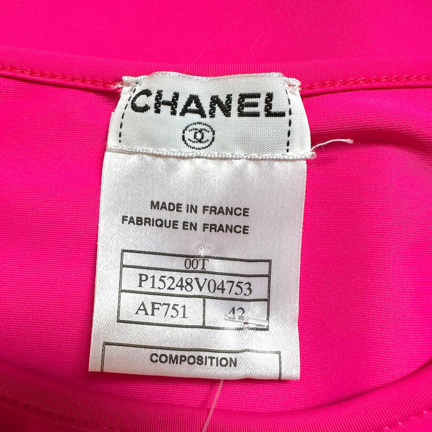 Chanel 2000 Hot Pink Cropped Sleeveless Tank