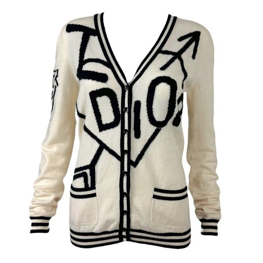 Christian Dior F/W 2004 'I Heart Dior' Cashmere Knit Cardigan