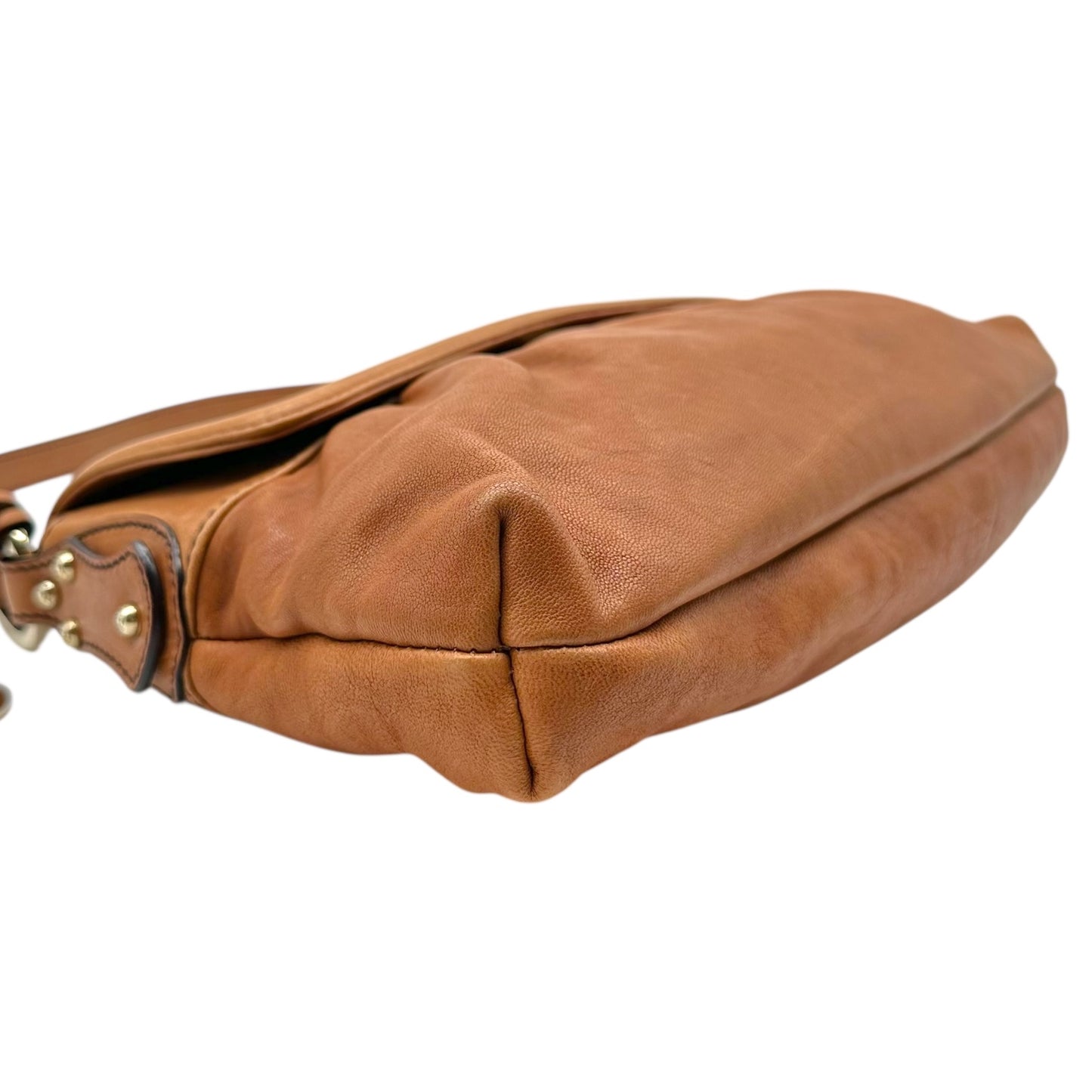 Fendi Brown Leather Small Chef Bag