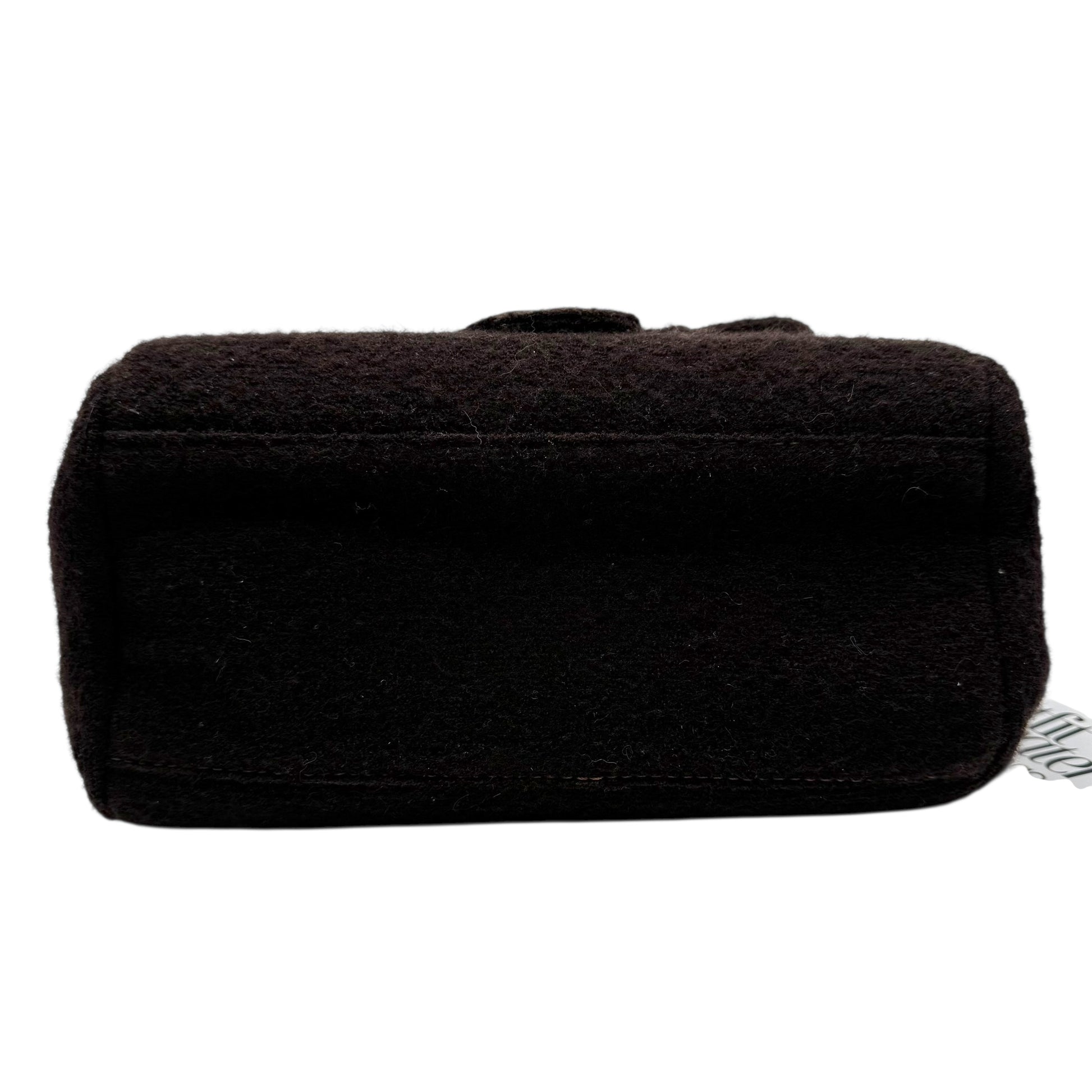 Chanel Brown Wool & Silver Hardware Matelasse Accordion Bag - Outfit Repeater