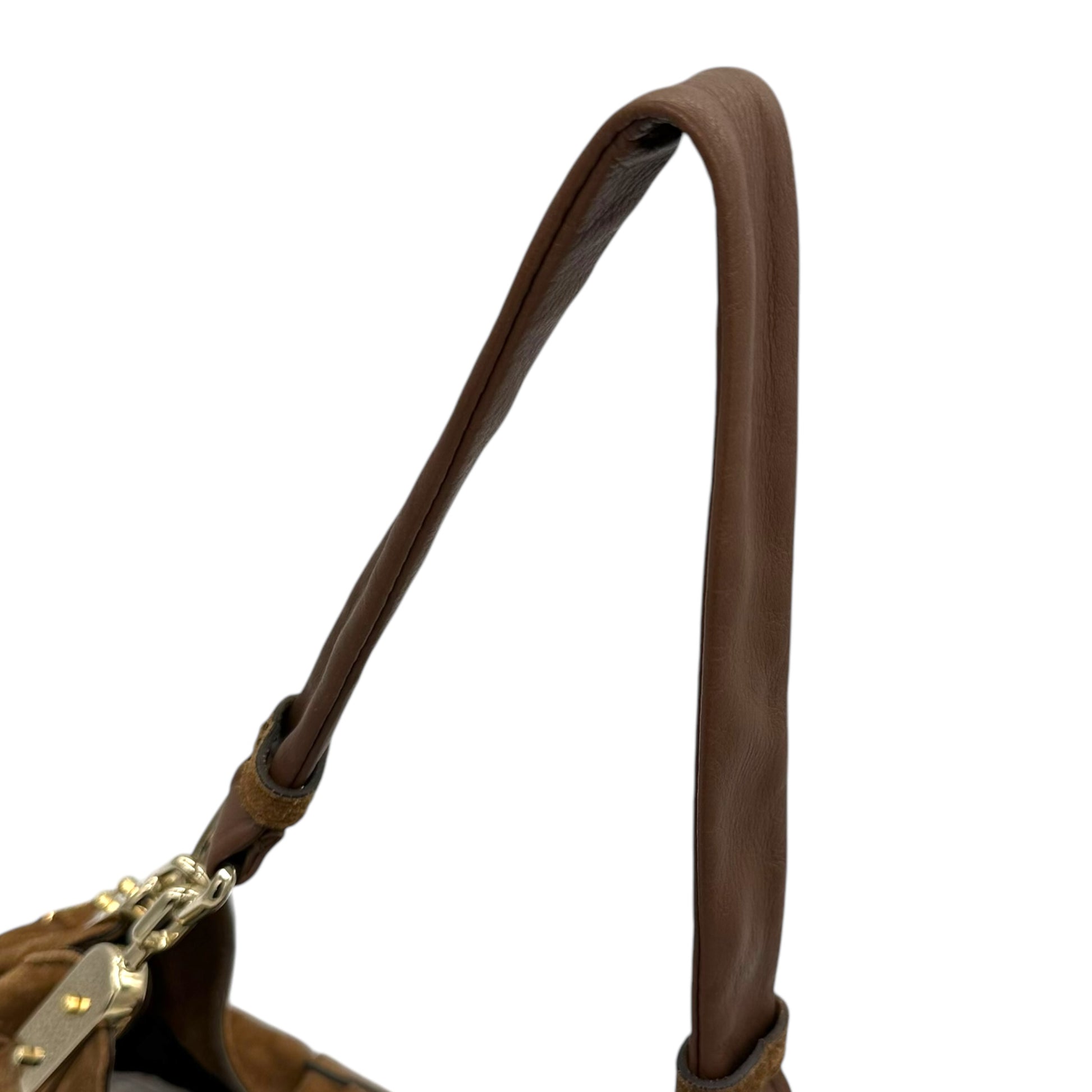 Celine Brown Suede Fringe Shoulder Bag - Outfit Repeater