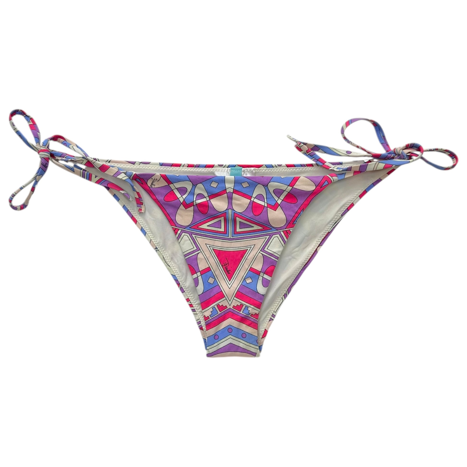Emilio Pucci Purple Pink Printed Bikini