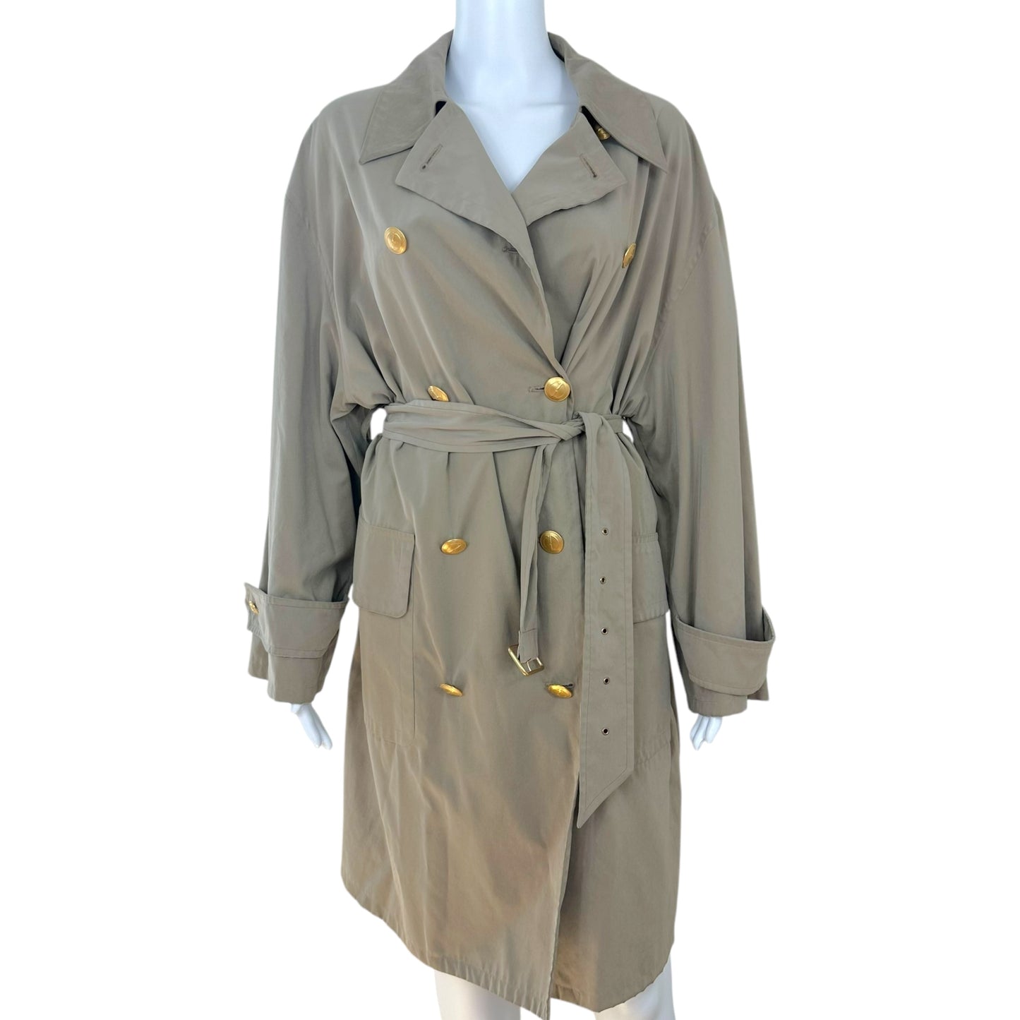 Gucci by Tom Ford 1994 Oversized Khaki Trench Coat