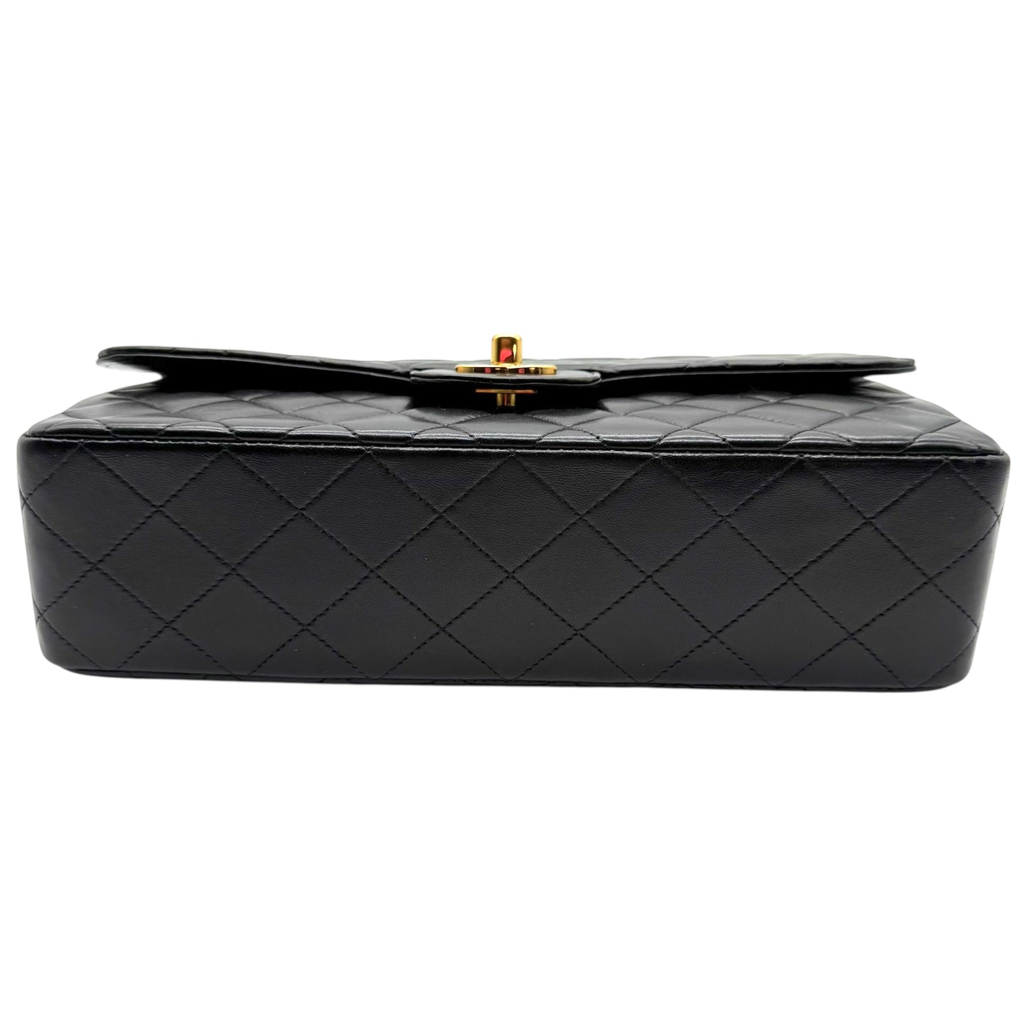 Chanel Black Matelasse Lambskin Kelly Top-Handle Parent Bag 1994-1996 - Outfit Repeater