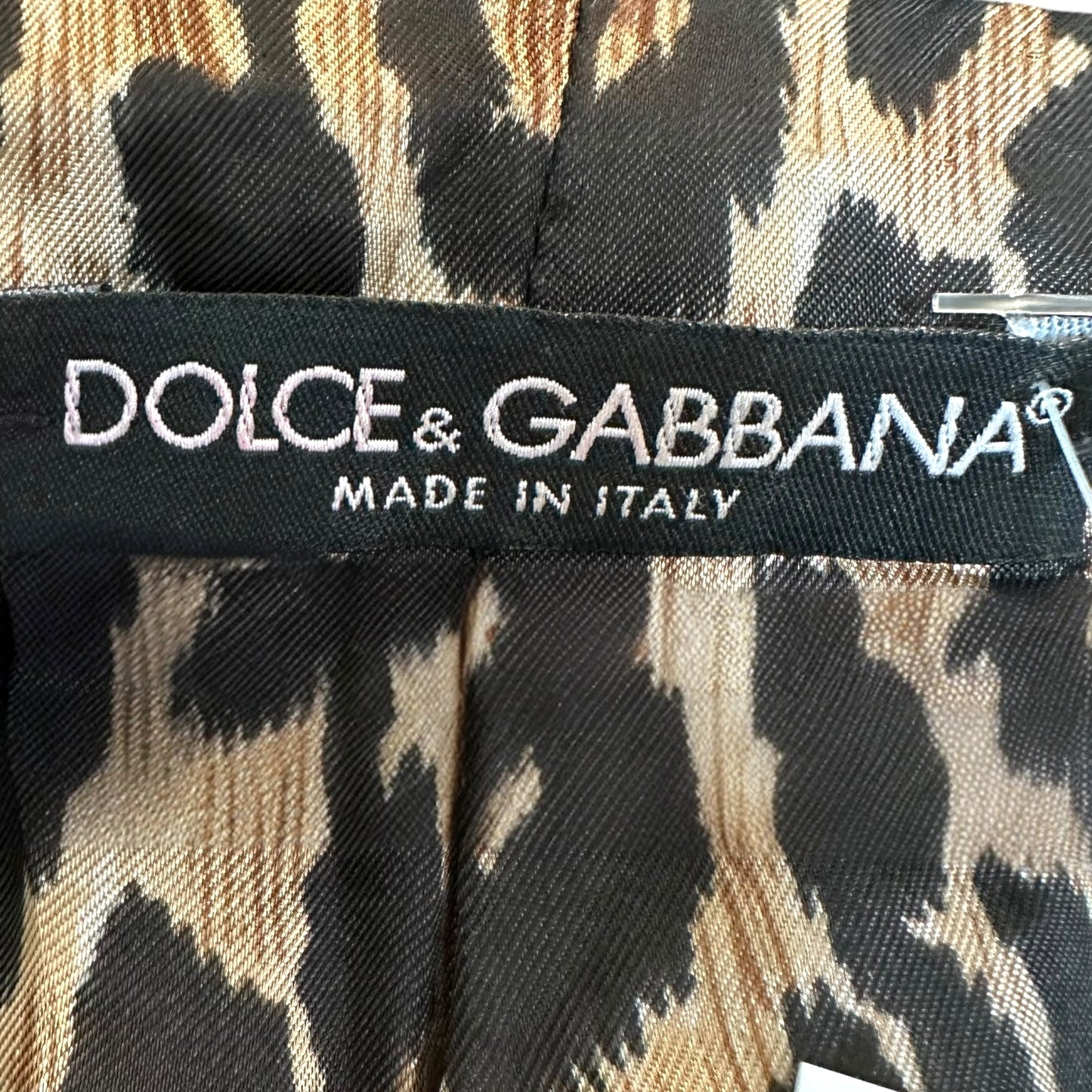 Dolce & Gabbana Butterfly Lace Up Denim Vest Top