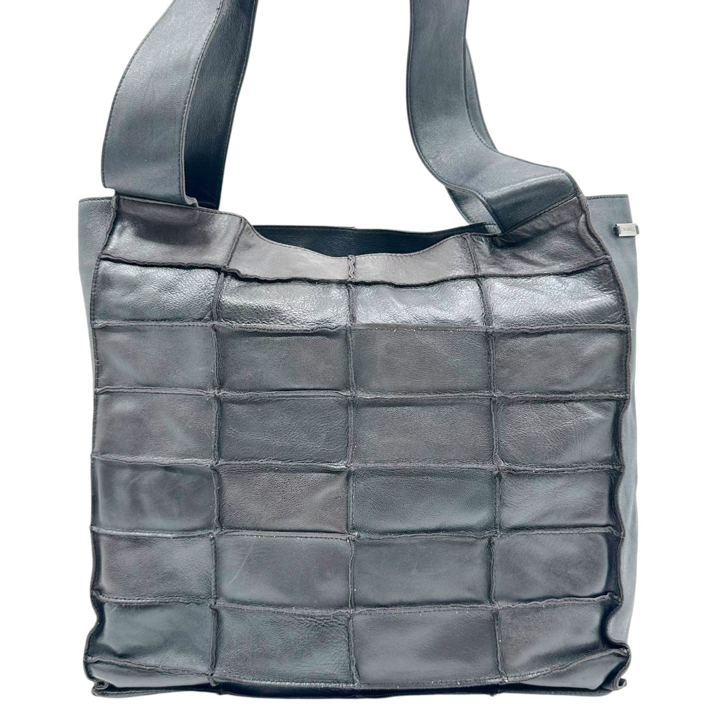 Chanel Black Patchwork Lambskin Leather Tote Bag 1997-99