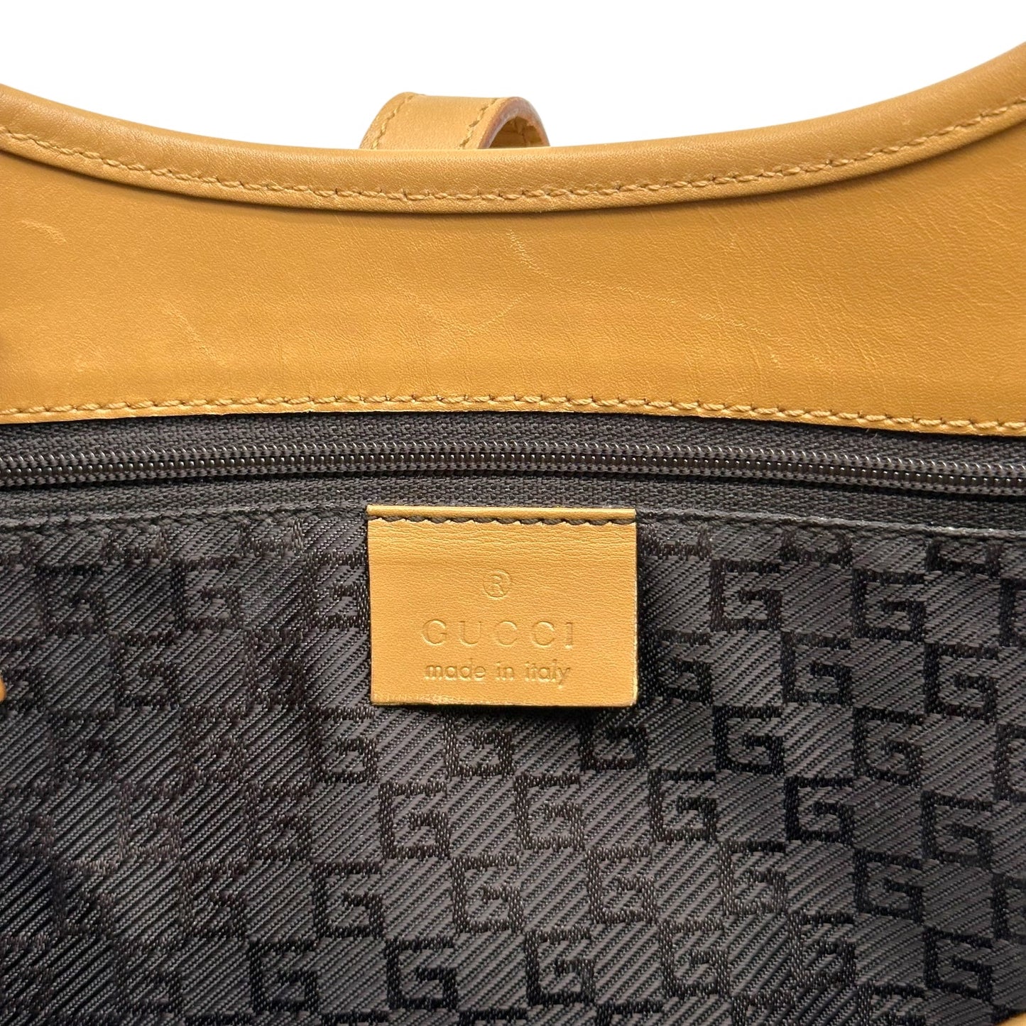 Gucci Tan Suede & Leather Mini Jackie Bag
