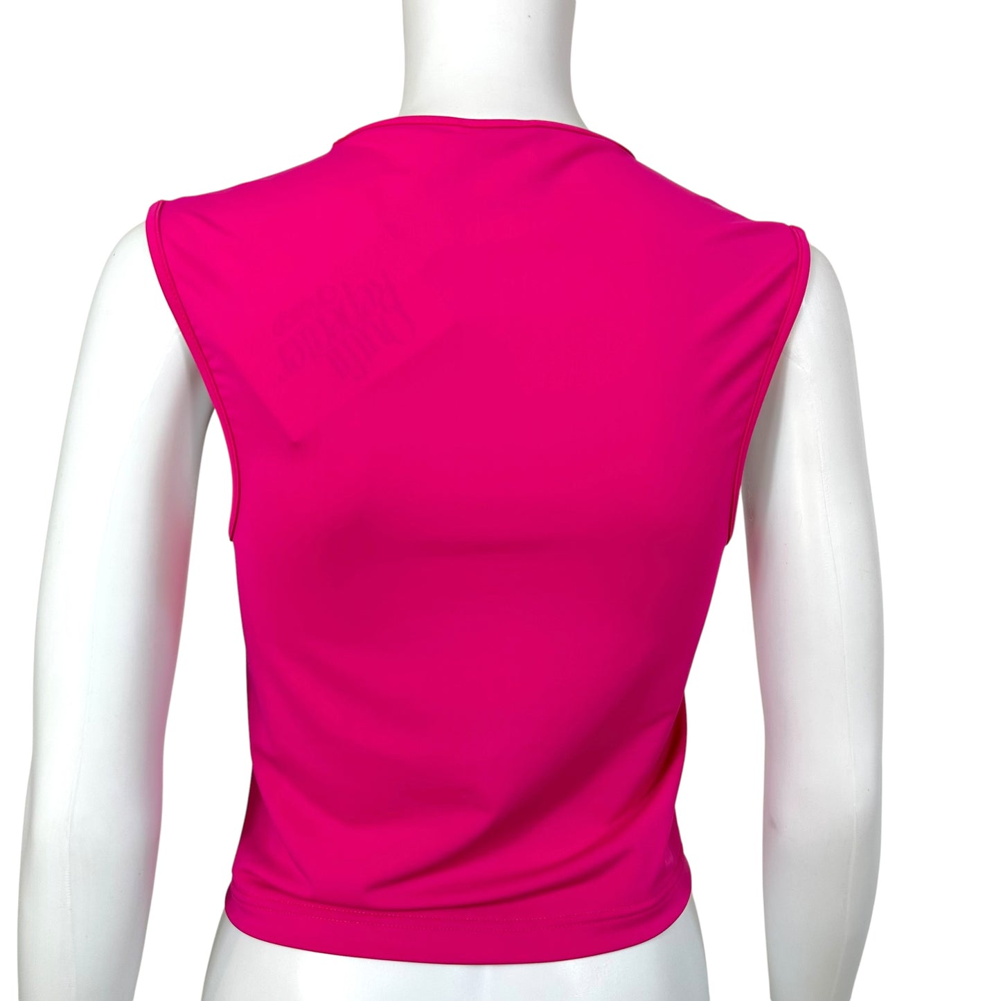 Chanel 2000 Hot Pink Cropped Sleeveless Tank