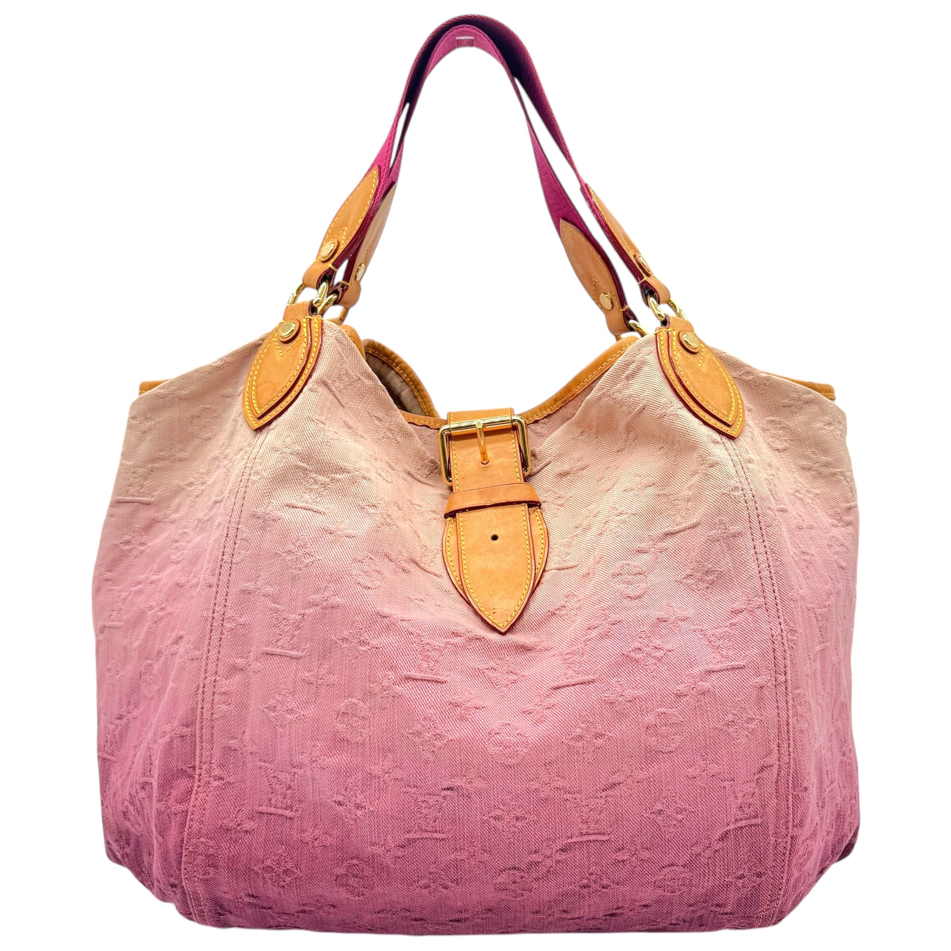 Louis Vuitton Pink Ombre Denim Sunbeam Hobo Tote Bag - Outfit Repeater