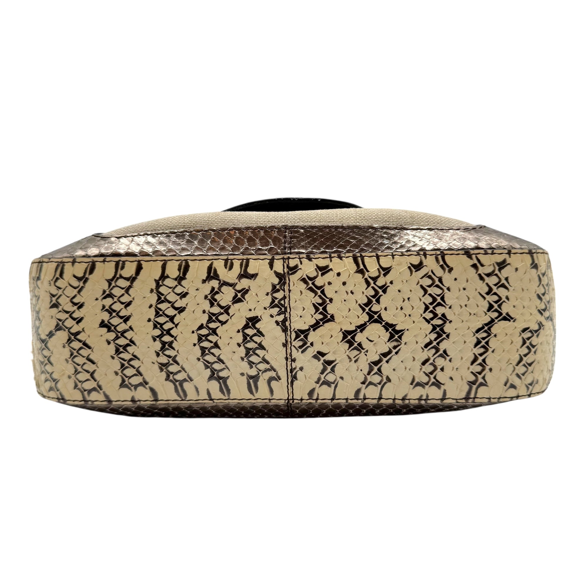 Dolce & Gabbana Python Beaded Shoulder Bag