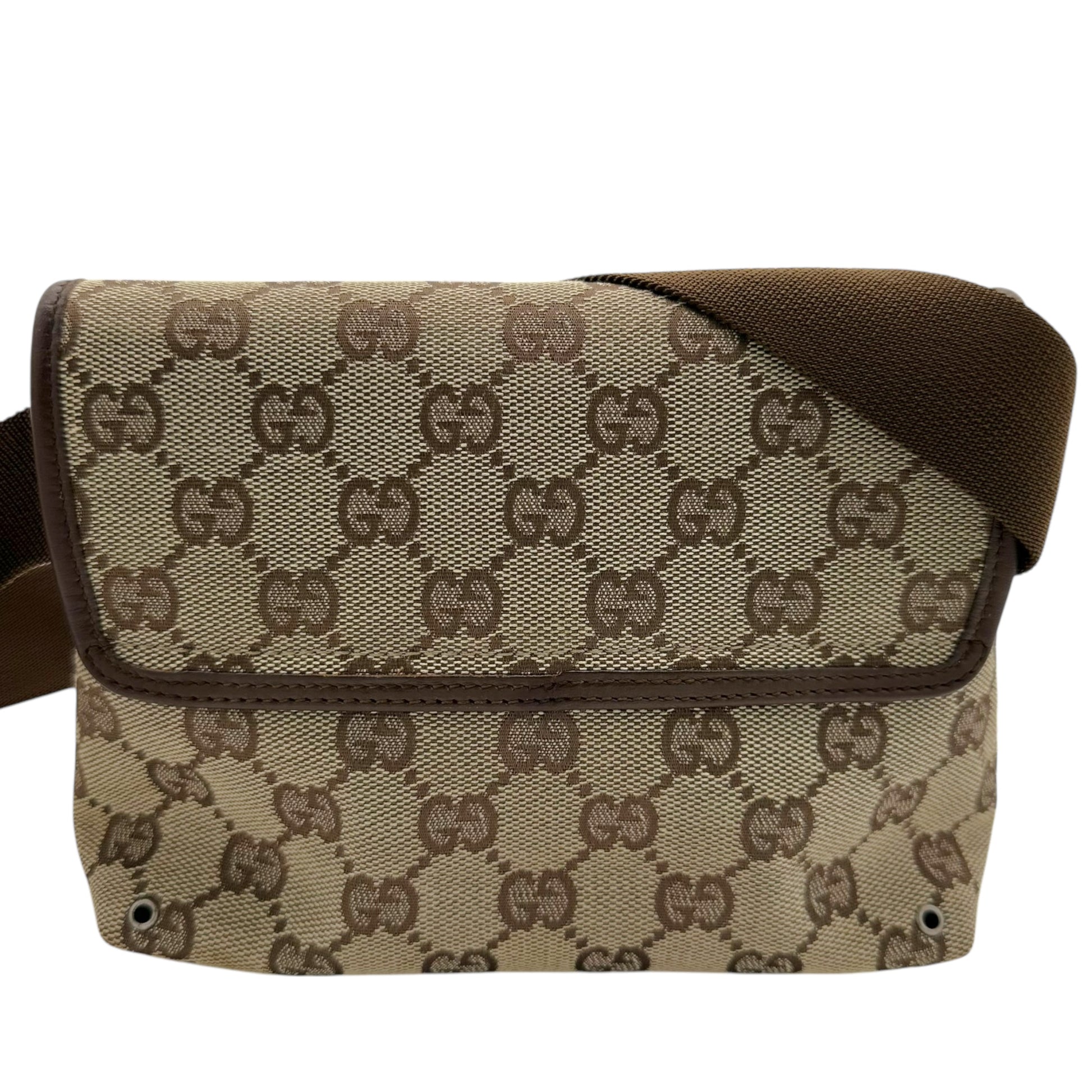 Gucci Tan Monogram Canvas Jackie Bum Bag - Outfit Repeater
