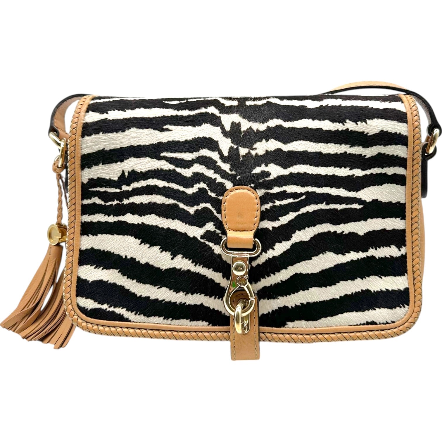Gucci Zebra Print Ponyhair Crossbody Bag