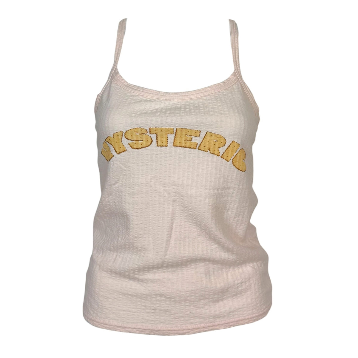 Hysteric Glamour Light Pink Cracker Logo Cami Tank