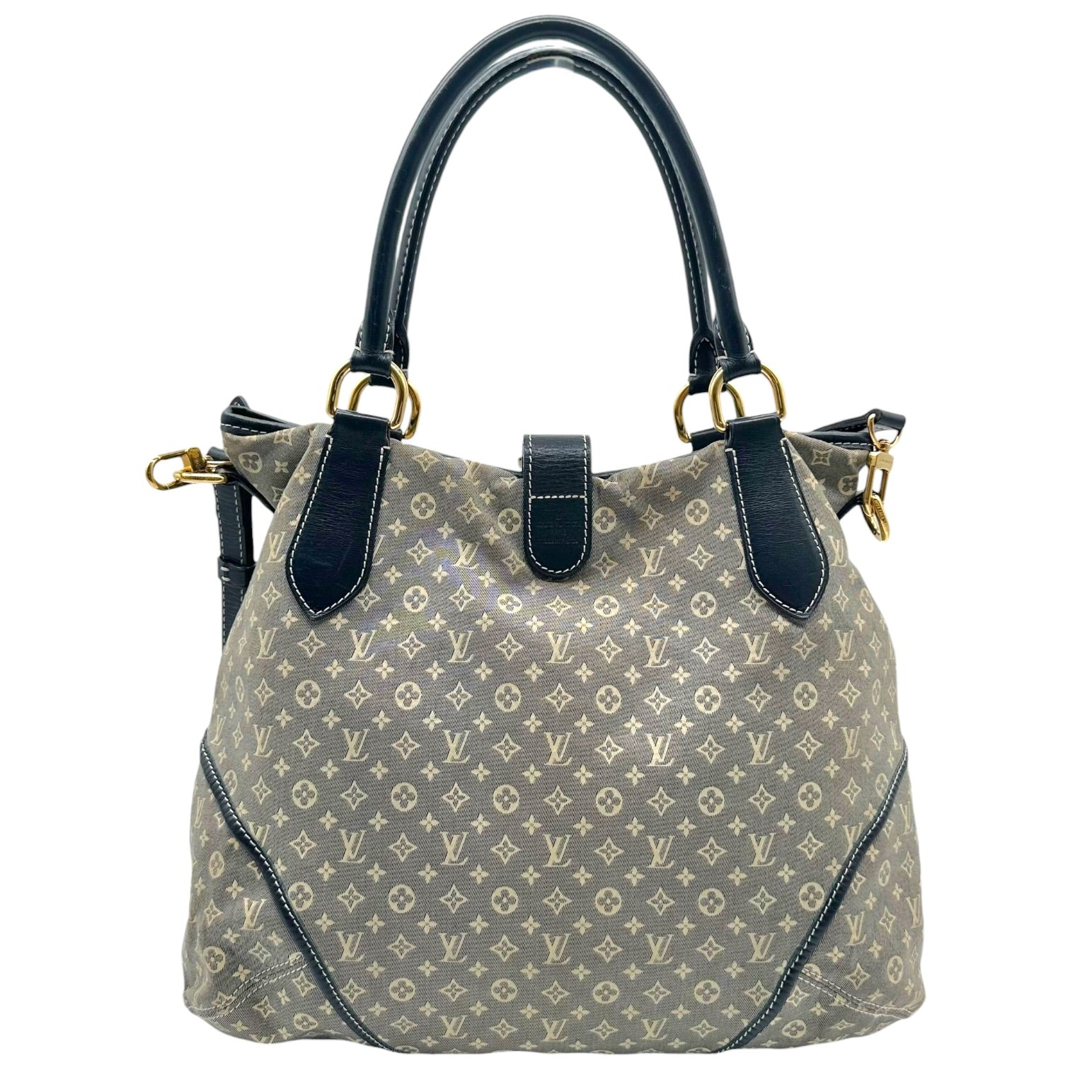 Louis Vuitton Navy Blue Monogram Tote Bag