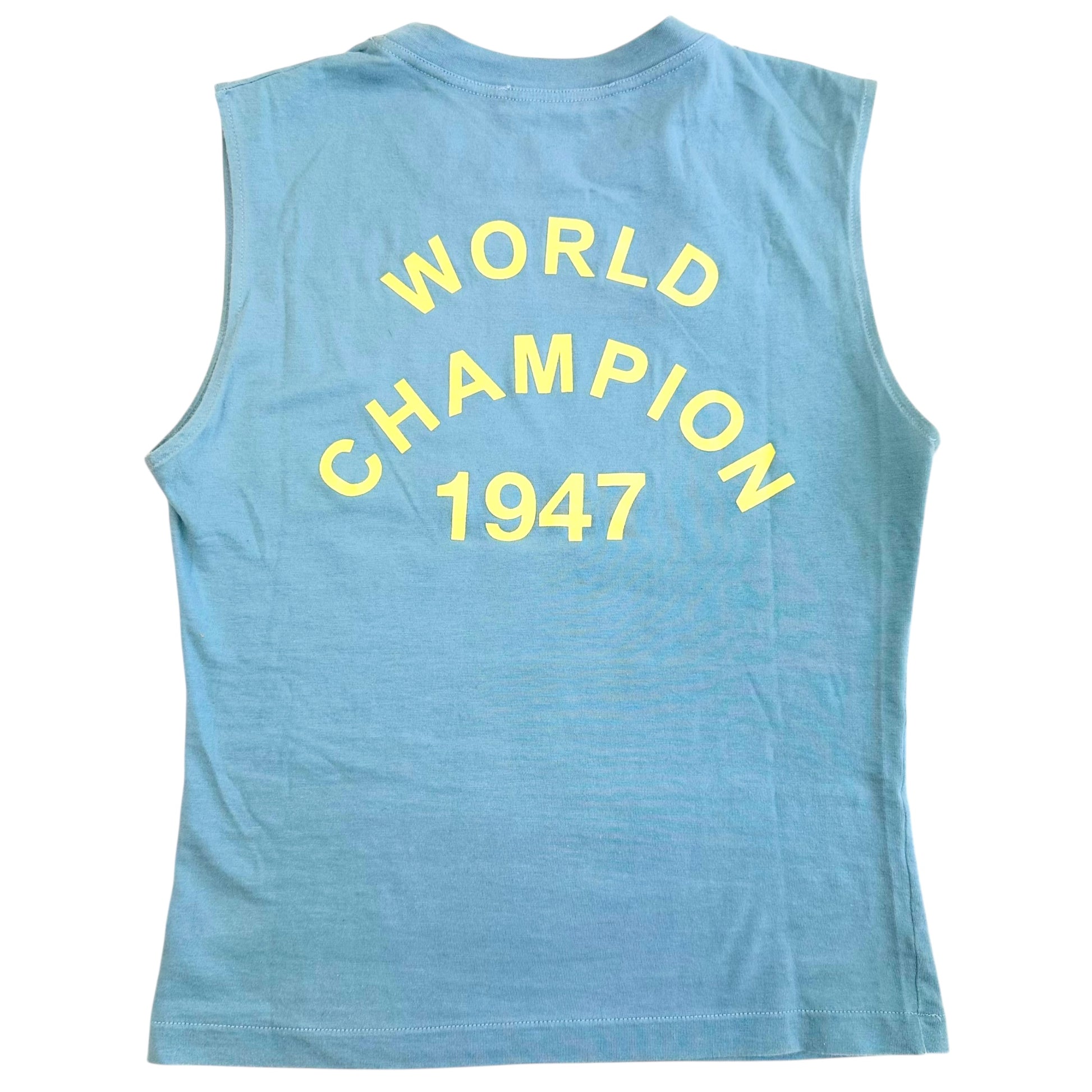 Christian Dior J'Adore Dior Blue & Yellow Tank Top - Outfit Repeater