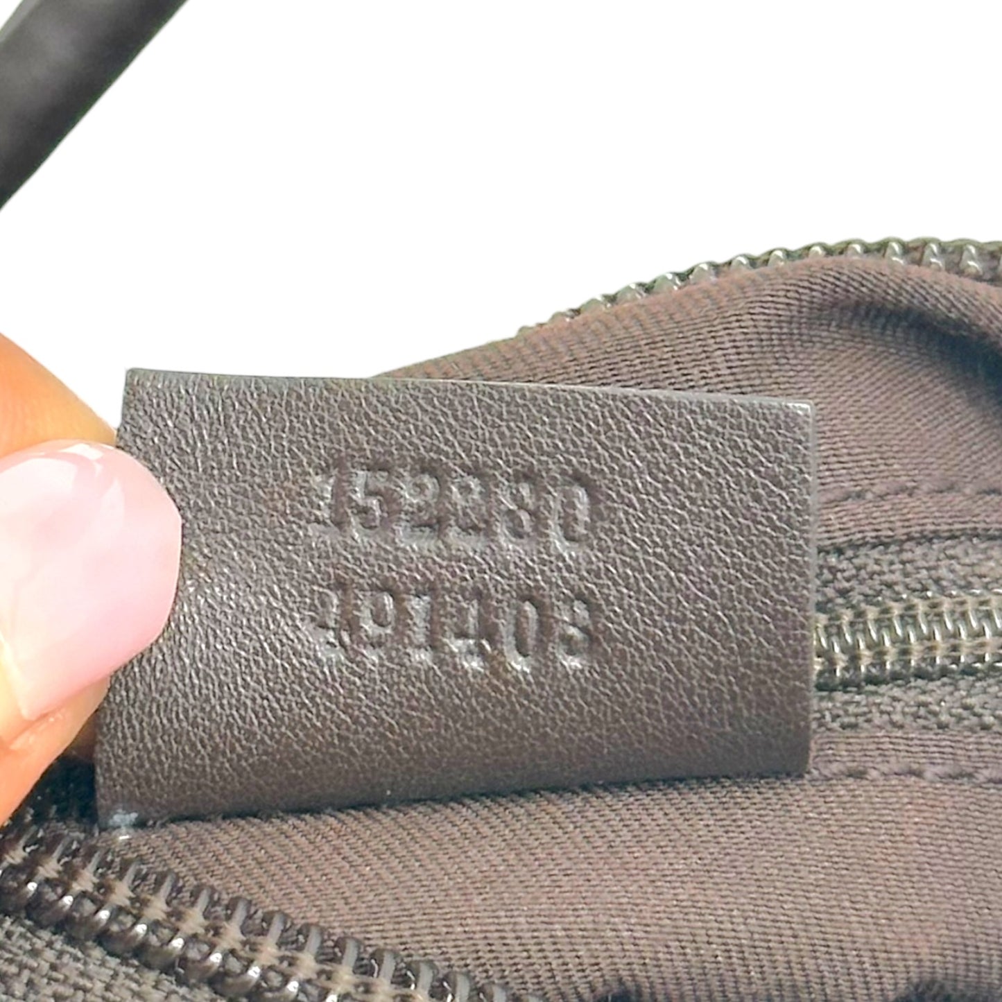 Gucci Denim Monogram Mini Hobo Shoulder Bag