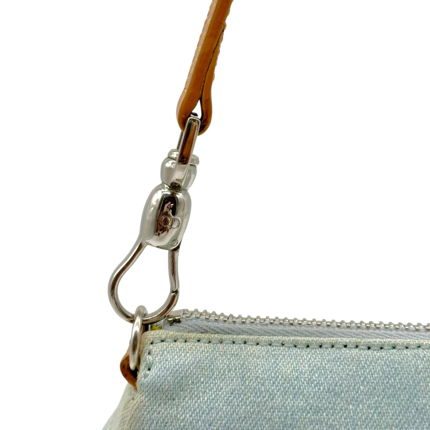 Christian Dior Mini Saddle Bag Light Wash Denim