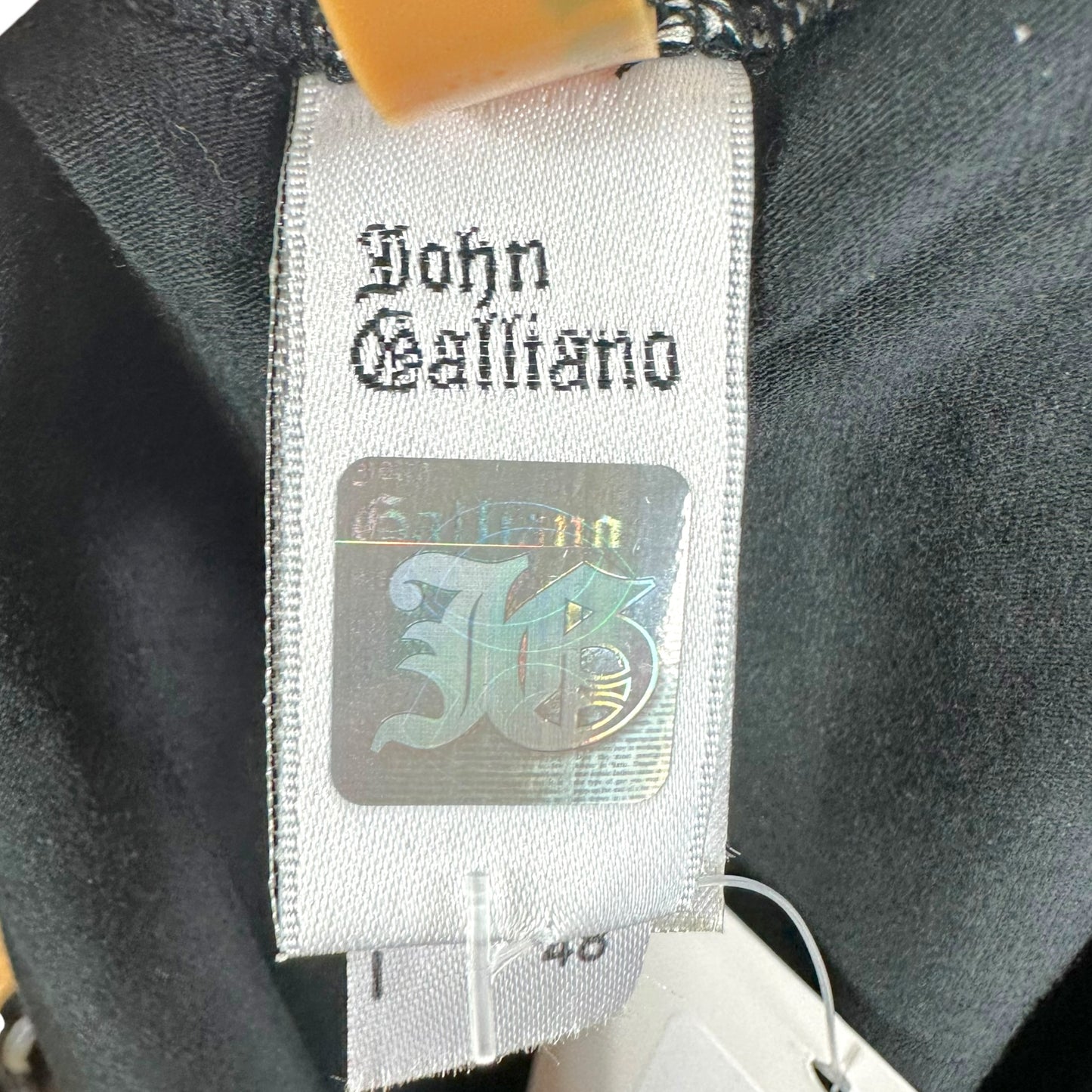 John Galliano Black & White Gazette Newsprint Longsleeve T-Shirt