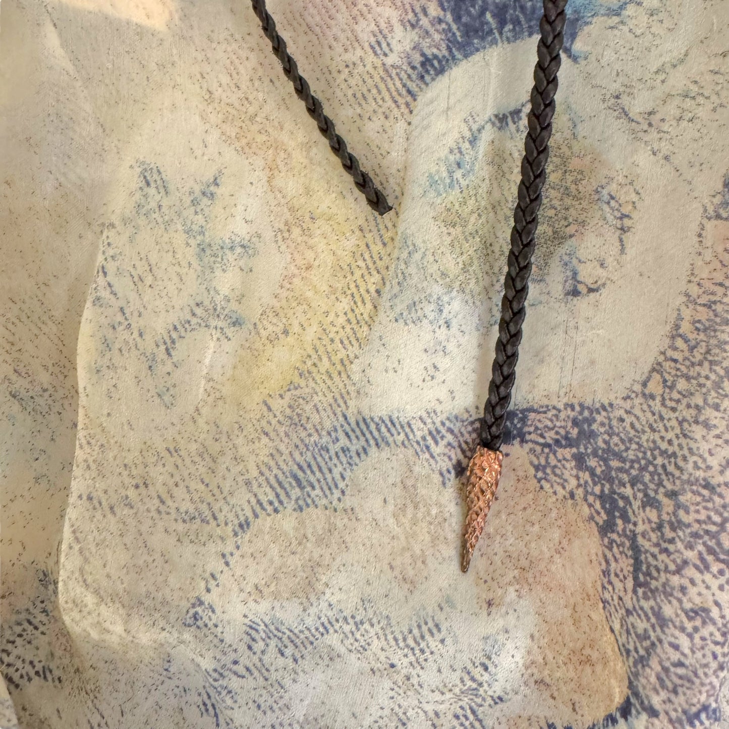 Roberto Cavalli 90' Printed Silk Blouse w/ Leather Tie - Outfit Repeater