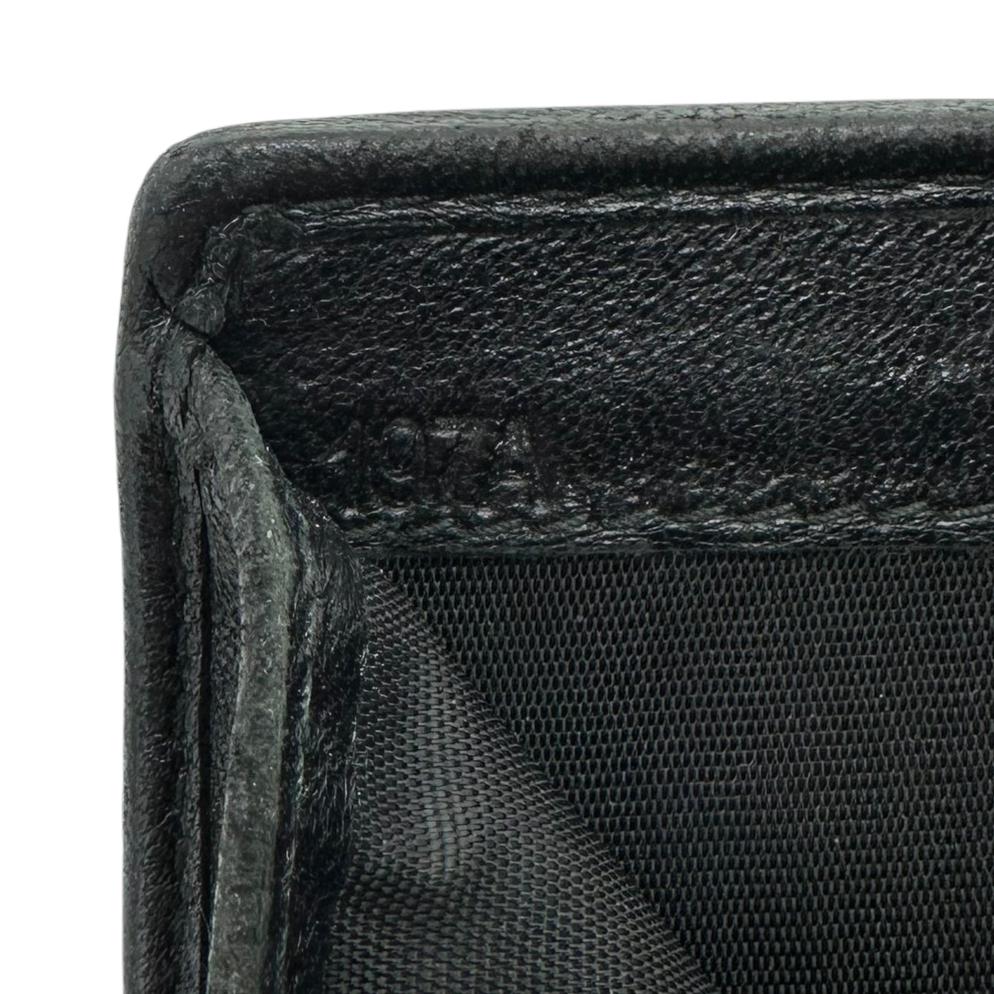 Miu Miu Black Quilted Tri-Fold Wallet