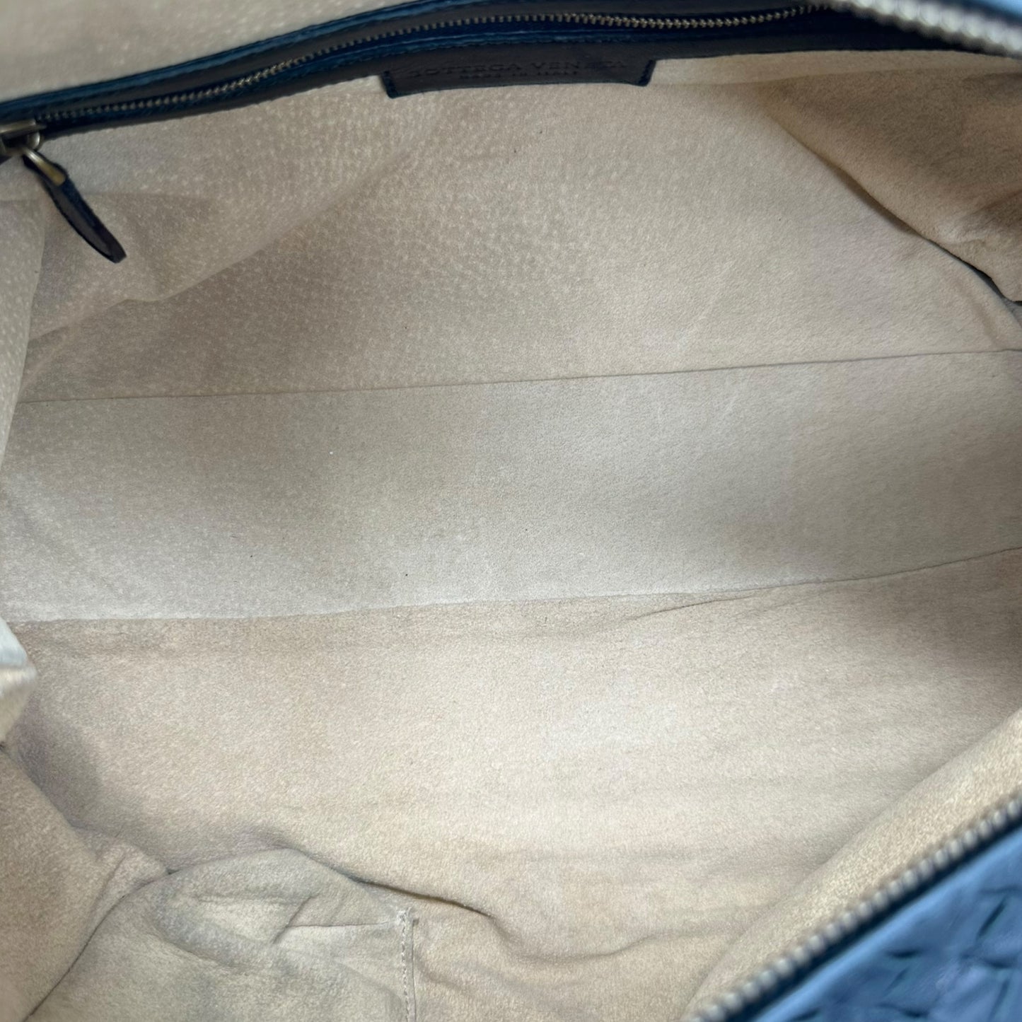 Bottega Veneta Black Leather Woven Boston Bag - Outfit Repeater