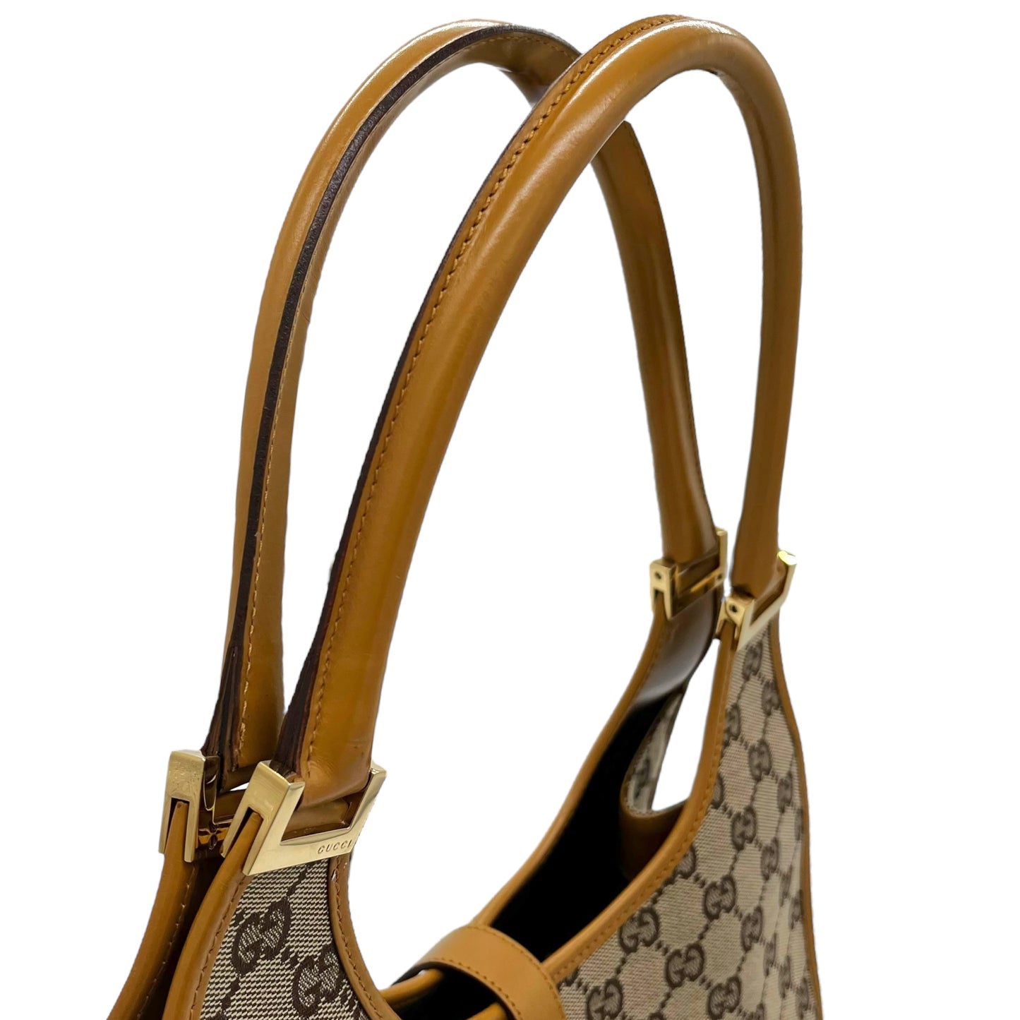 Gucci Tan Monogram Jackie Bag - Outfit Repeater