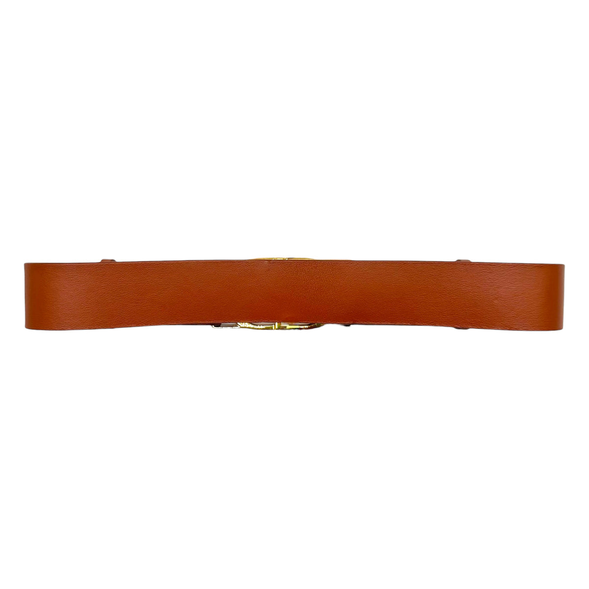 Christian Dior Leather Gold CD Logo Waist Belt