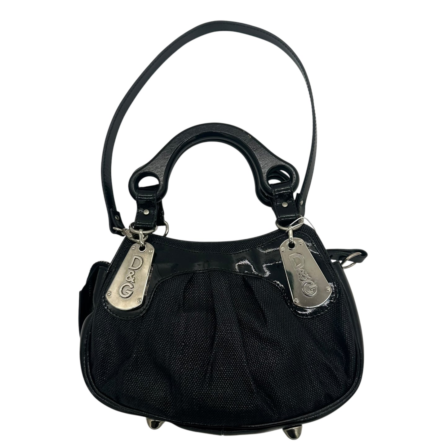 D&G Dolce & Gabbana Button Embellished 2-Way Mini Bag - Outfit Repeater