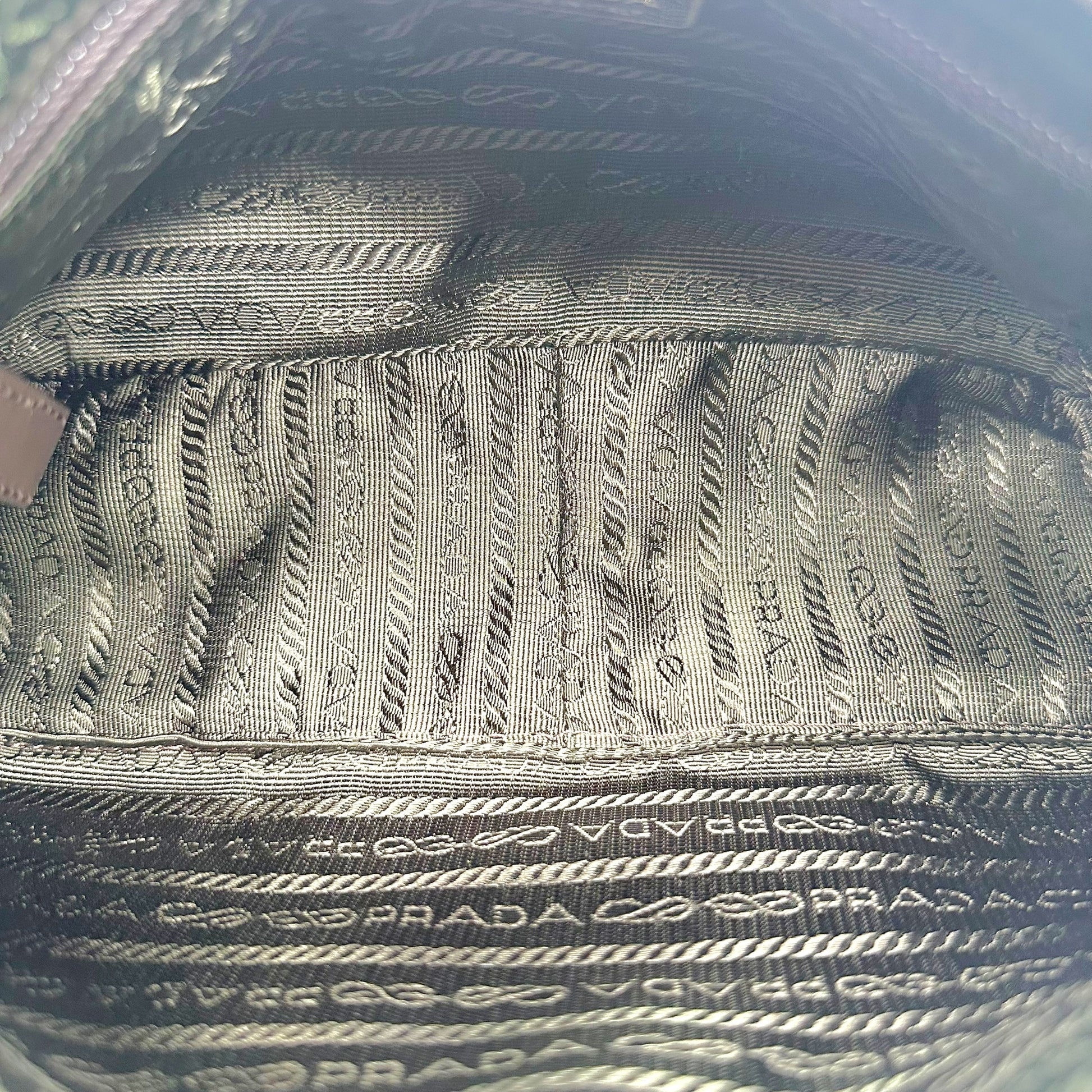 Prada Brown White Zebra Print Ponyhair Shoulder Bag