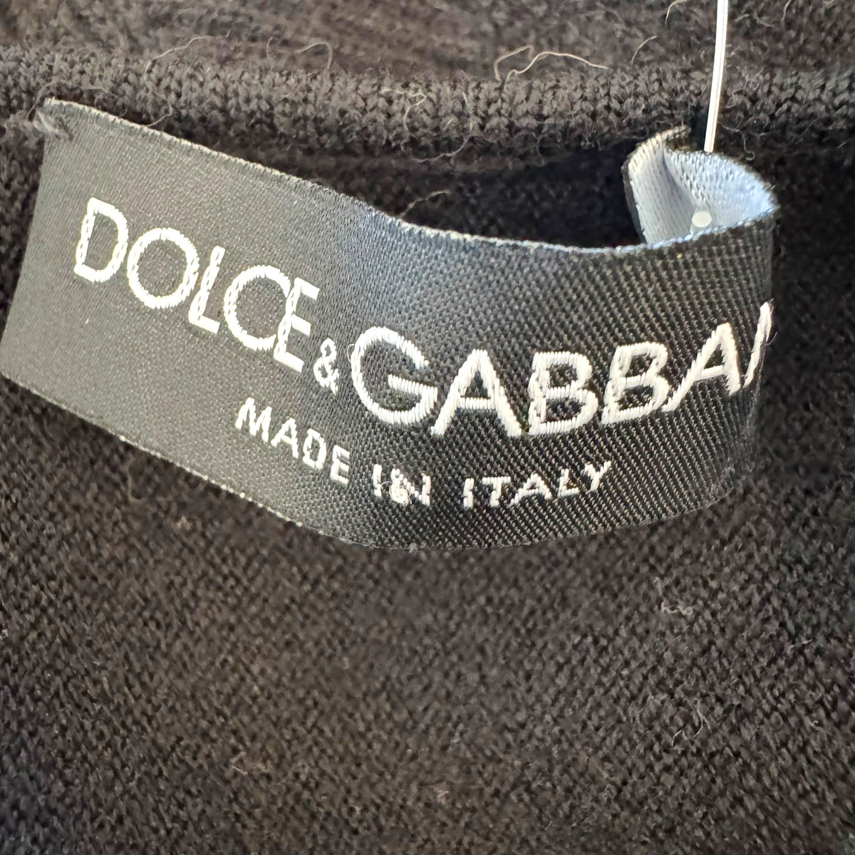Dolce & Gabbana Black Knit Longsleeve Sweater
