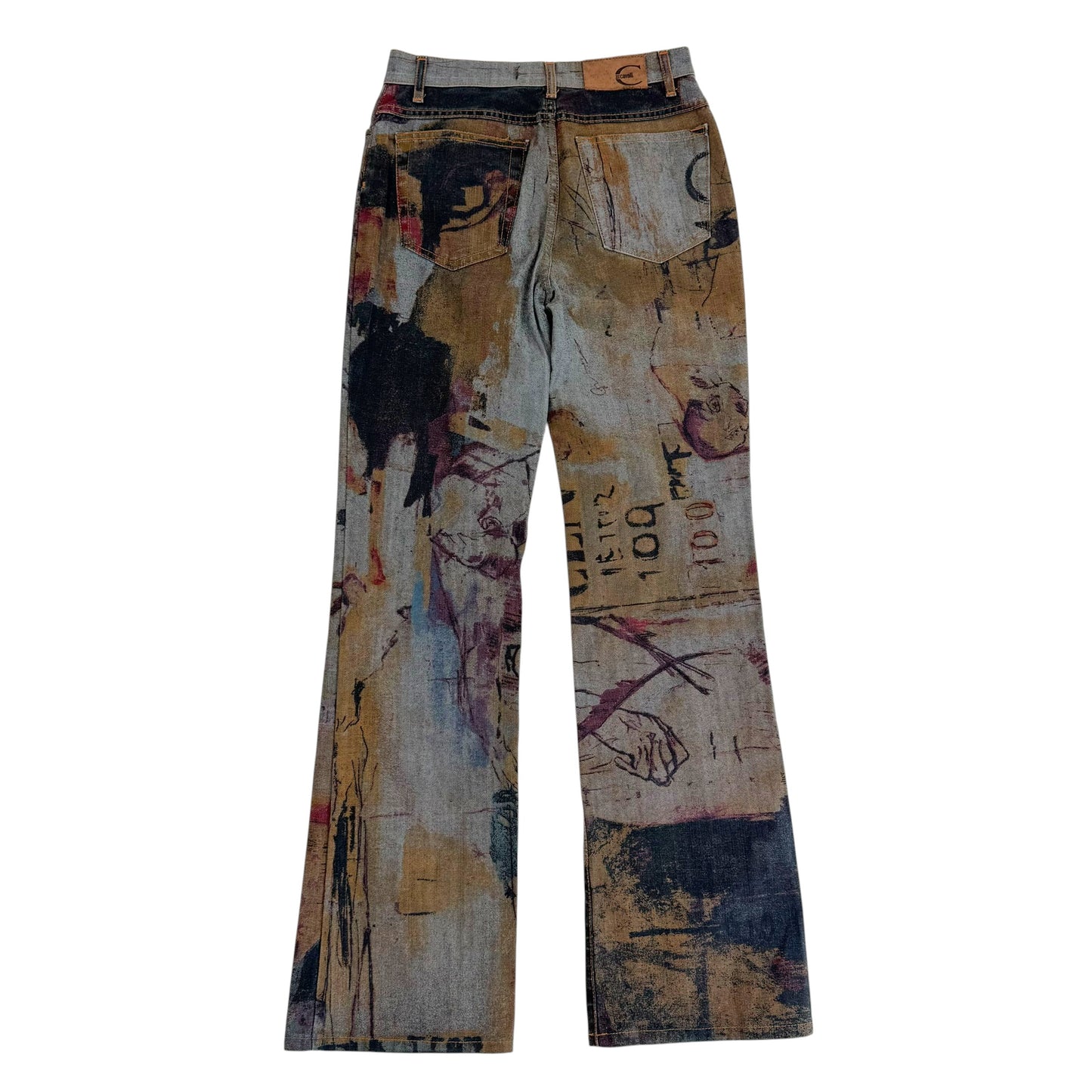 Just Cavalli Roberto Cavalli Multicolor 'Napoleon' Printed Jeans