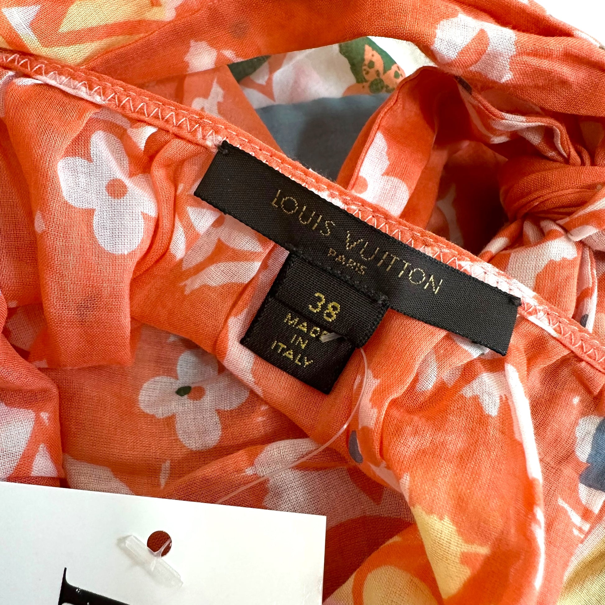 Louis Vuitton Coral Monogram Print Halter Mini Dress - Outfit Repeater